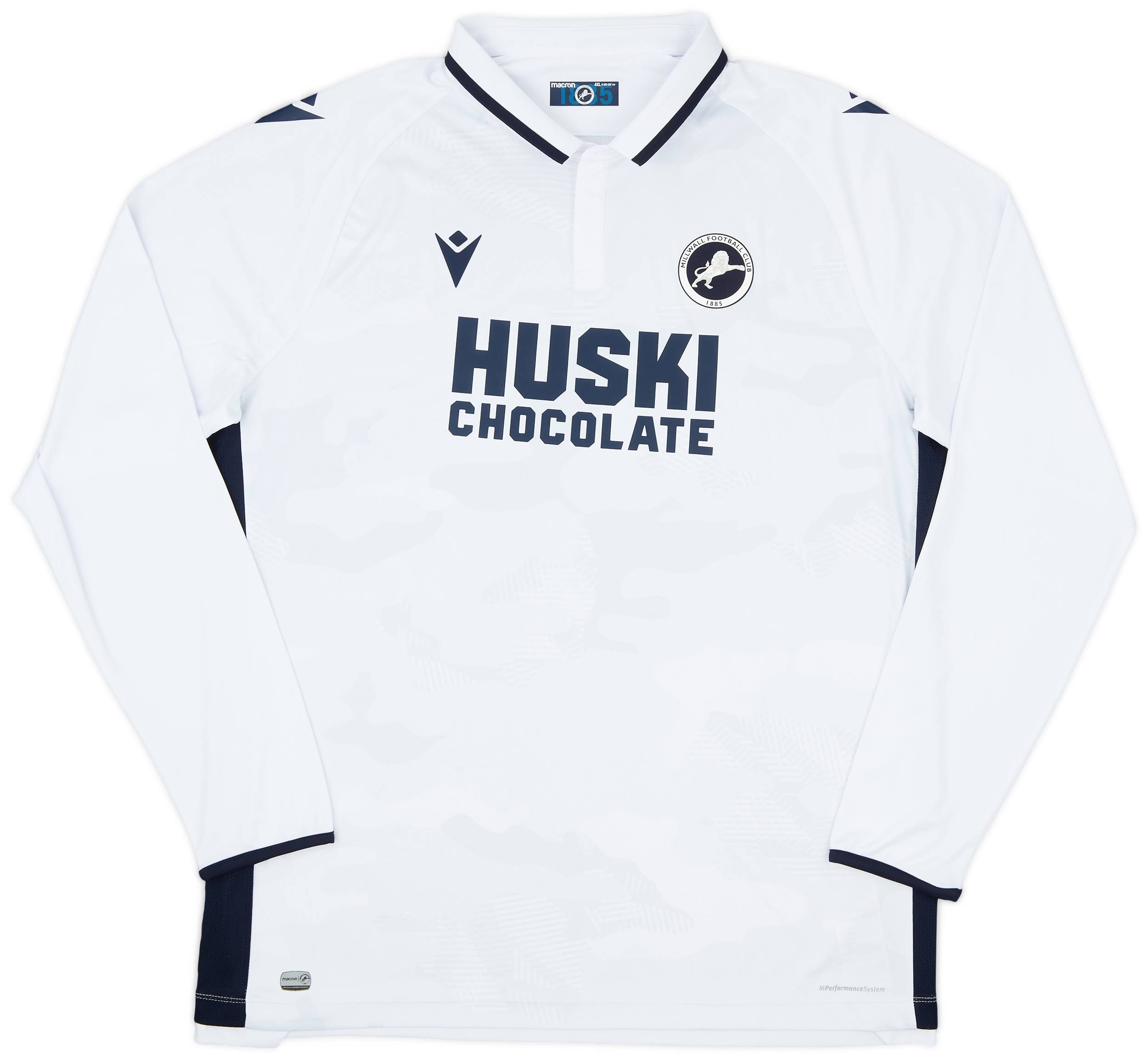 2021-22 Millwall Away L/S Shirt - 9/10 - (4XL)