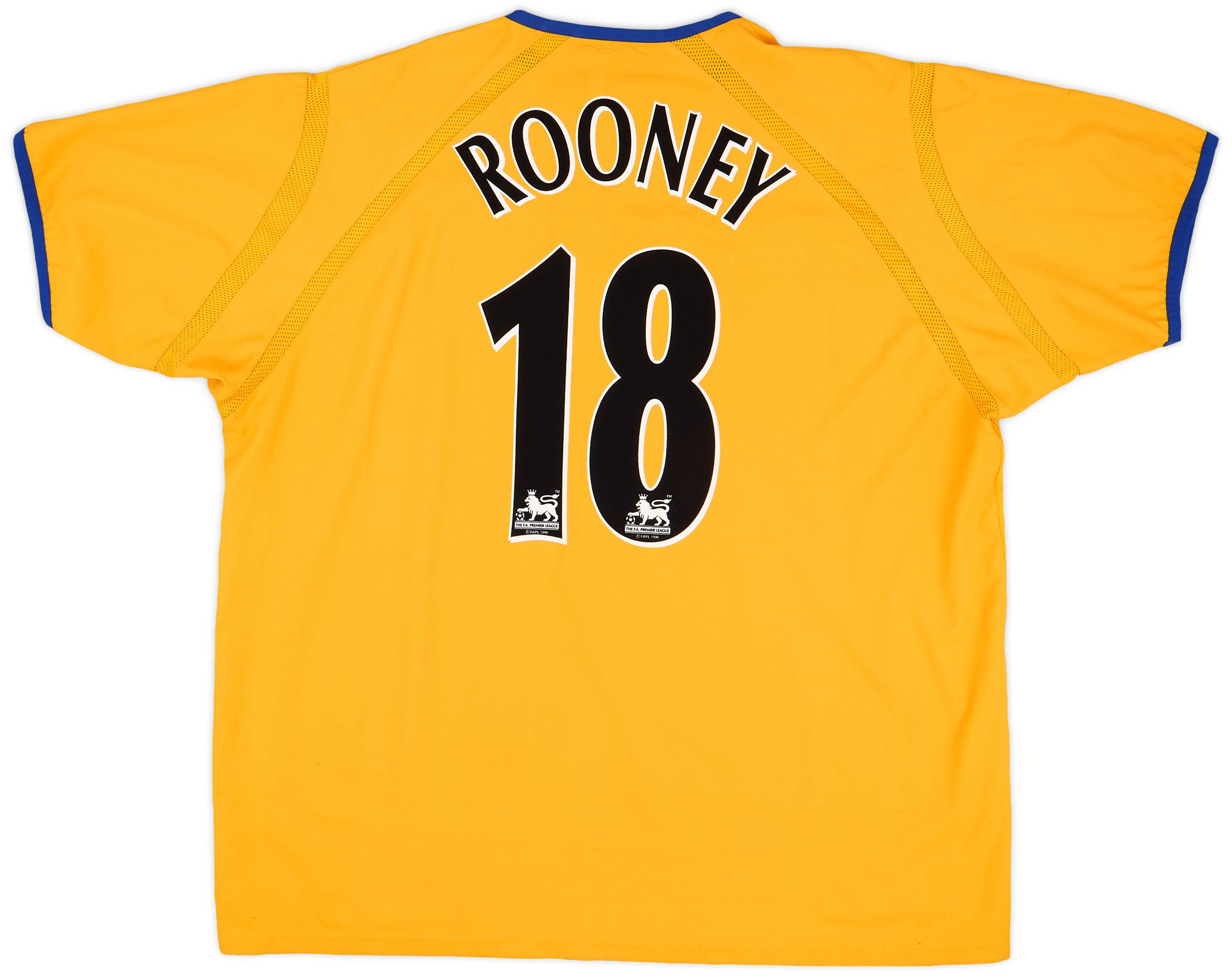 2003-04 Everton Away Shirt Rooney #18 - 8/10 - (XXL)