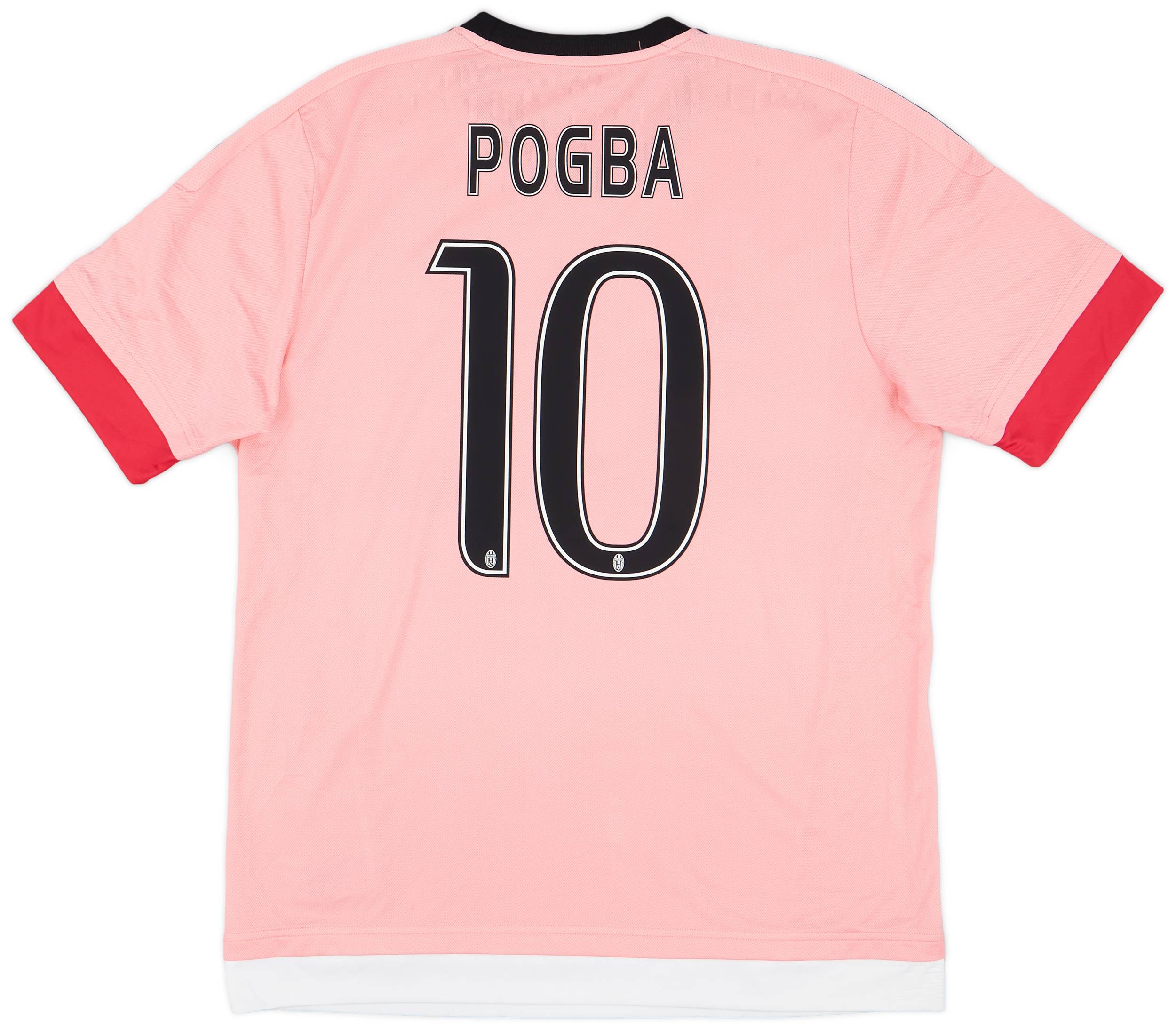 2015 16 Juventus Away Shirt Pogba 10 7 10 L