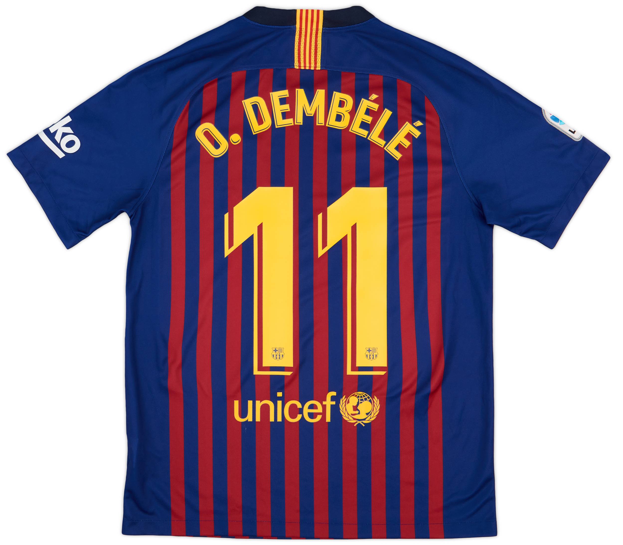 Dembele barcelona jersey clearance