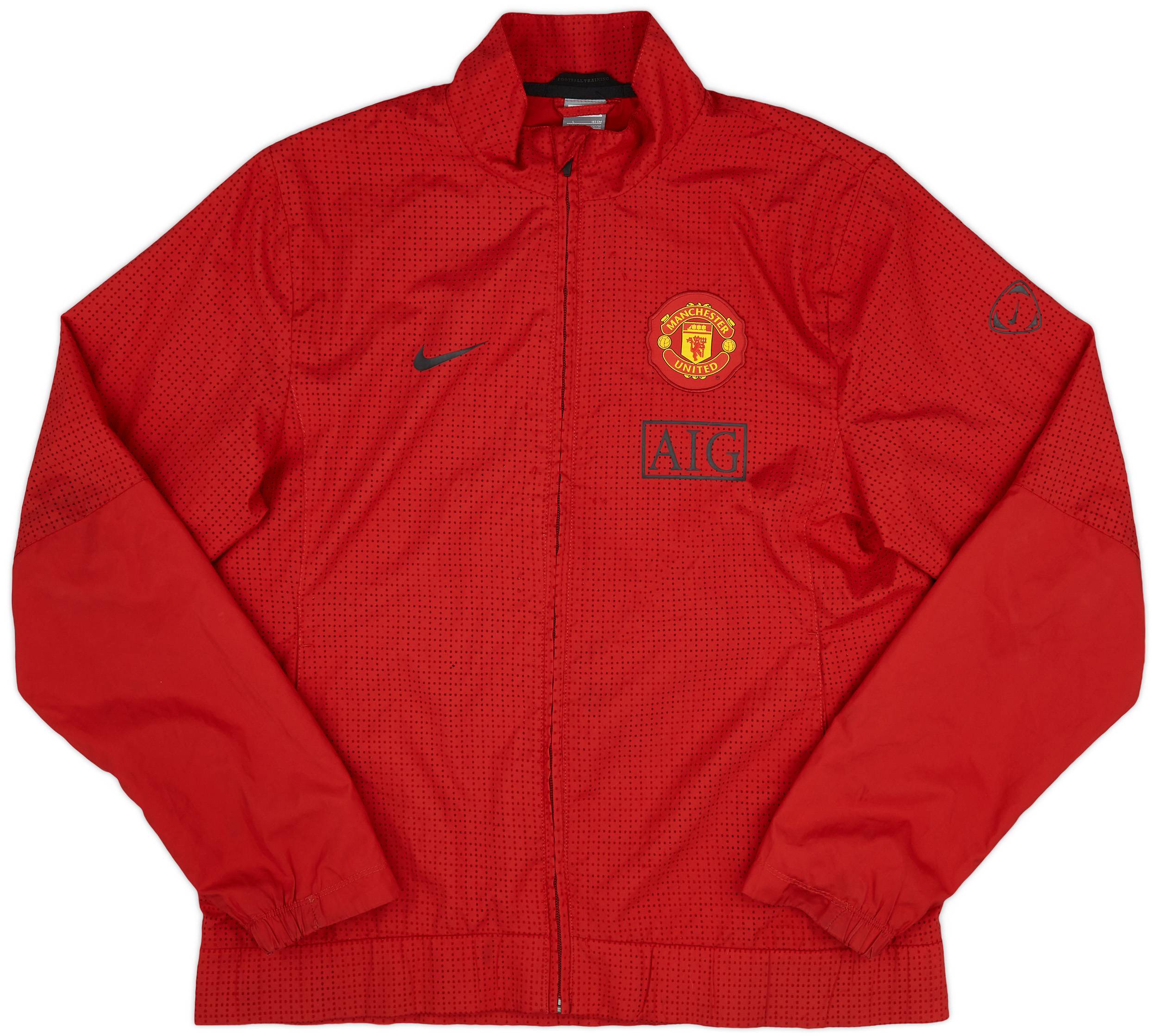 2009-10 Manchester United Nike Track Jacket - 8/10 - (L)
