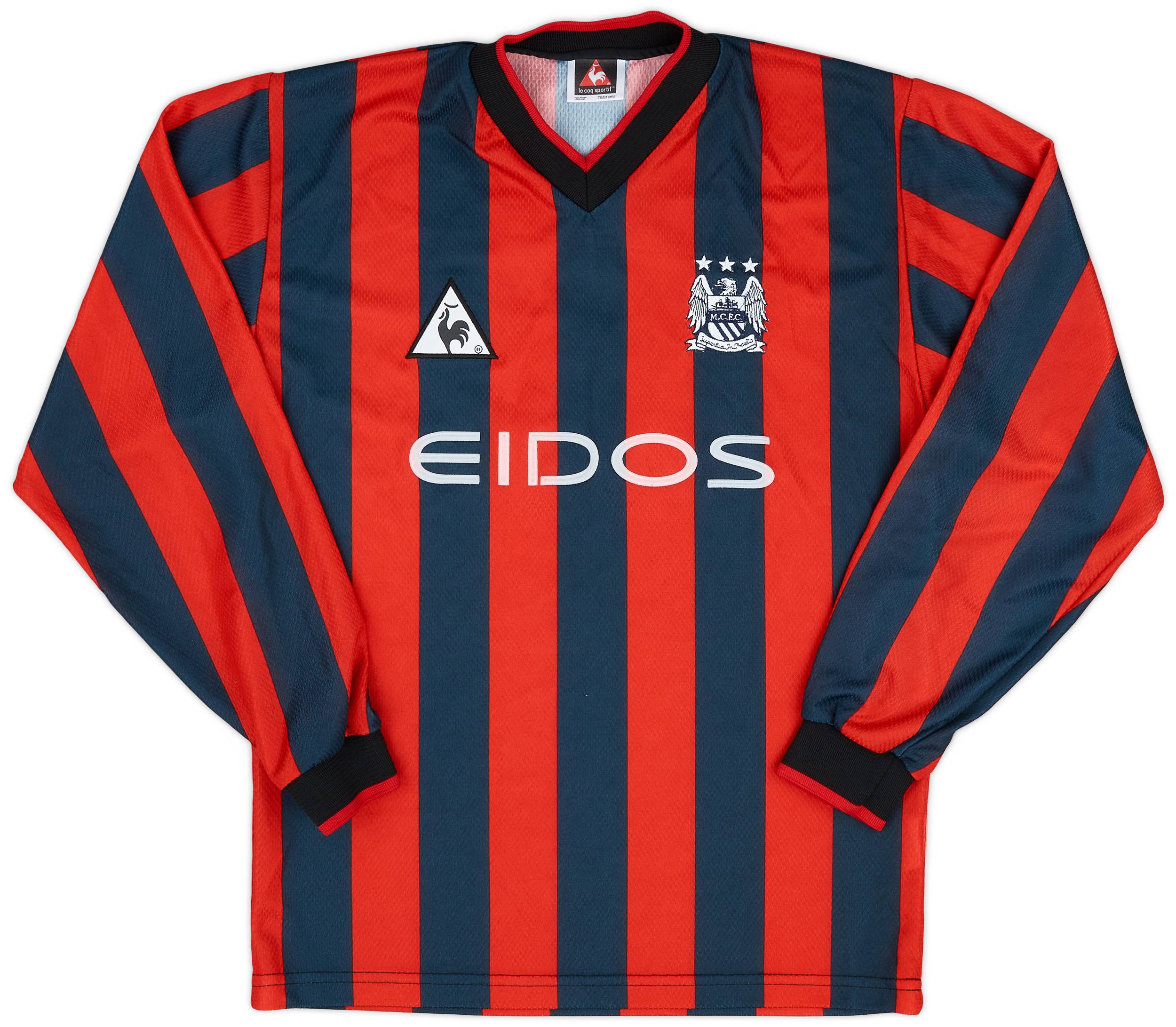 1999-02 Manchester City Third L/S Shirt #18 - 9/10 - (M.Boys)