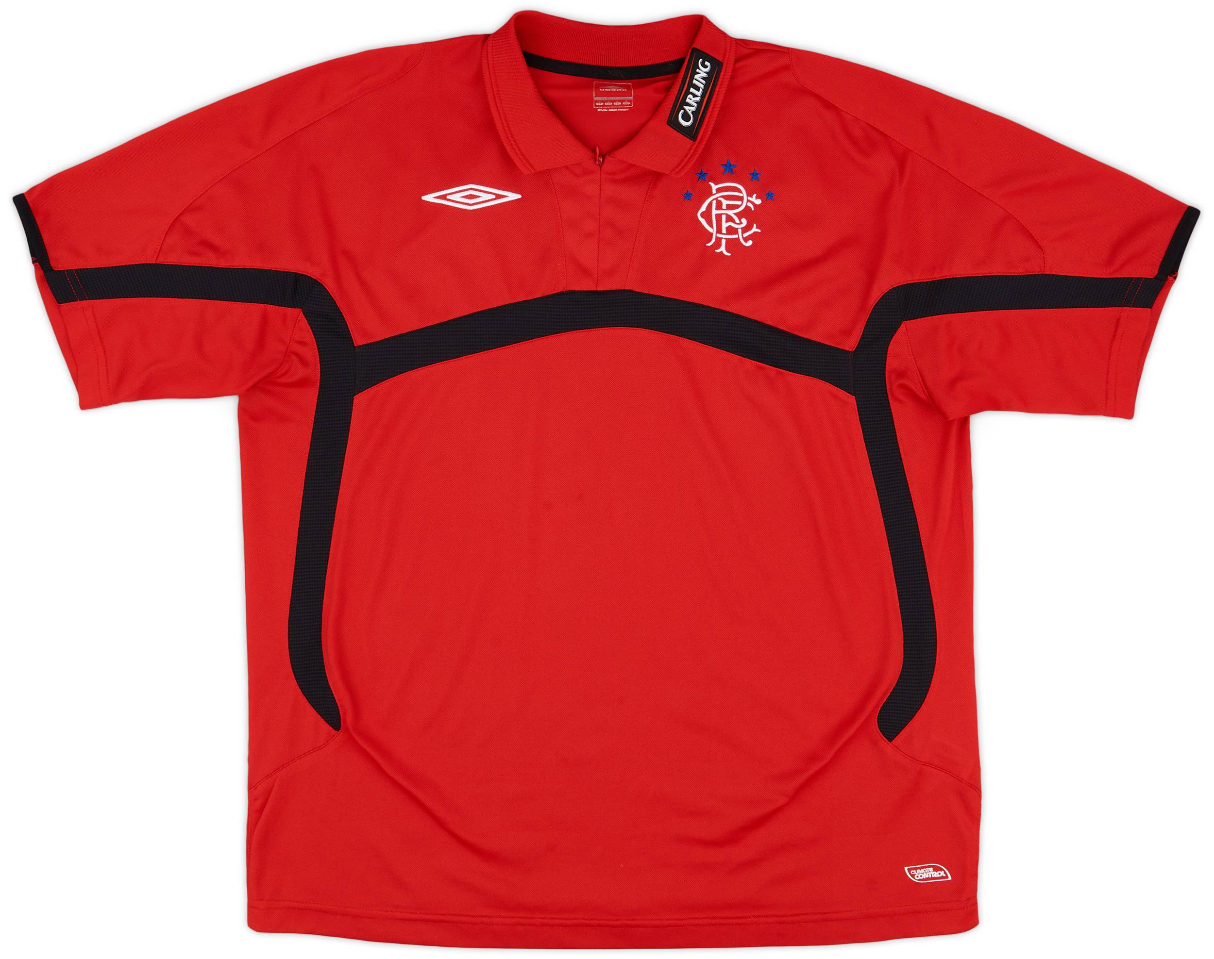 2009-10 Rangers Umbro 1/4 Zip Training Polo - 9/10 - (L)
