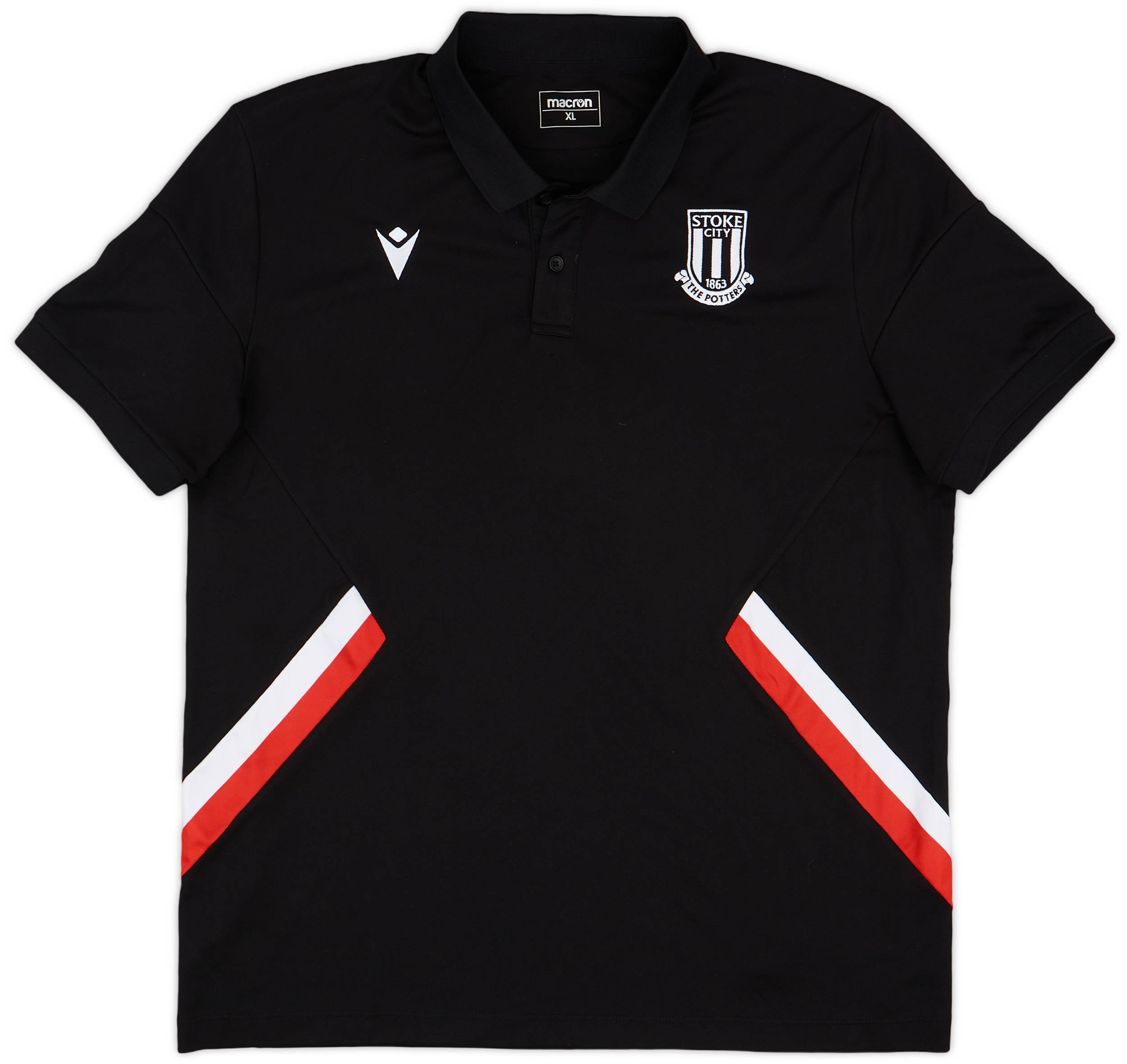 2022-23 Stoke City Macron Training Polo - 9/10 - (XL)