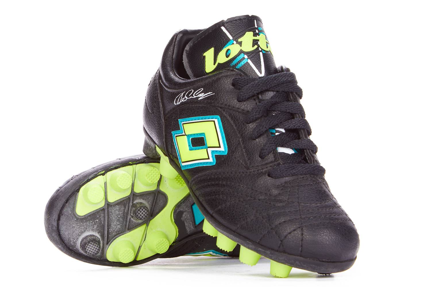 1992 Lotto Go Kohler JR Football Boots *In Box* Kids FG 11½