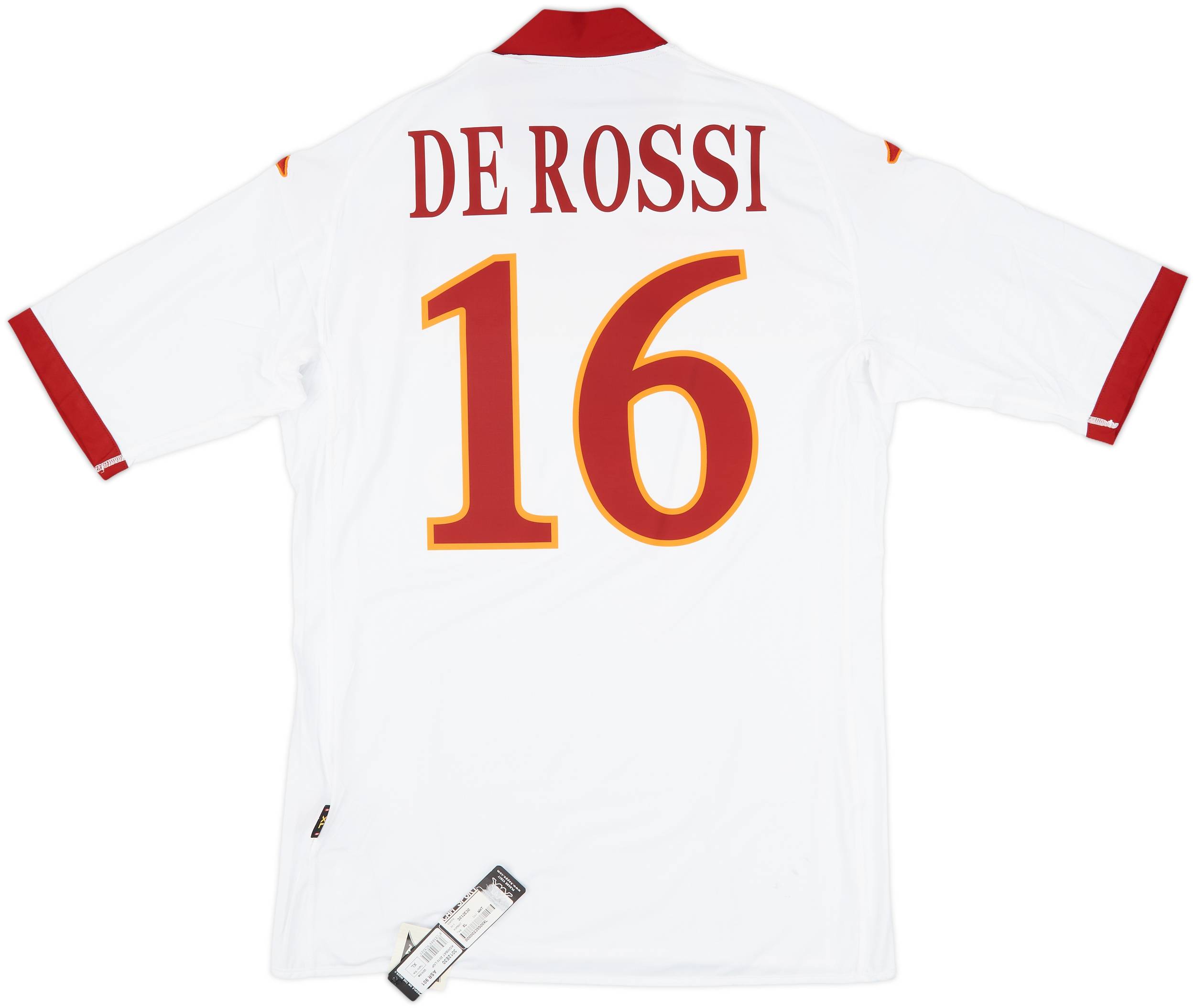 2009-10 Roma Away Shirt De Rossi #16 (XL)