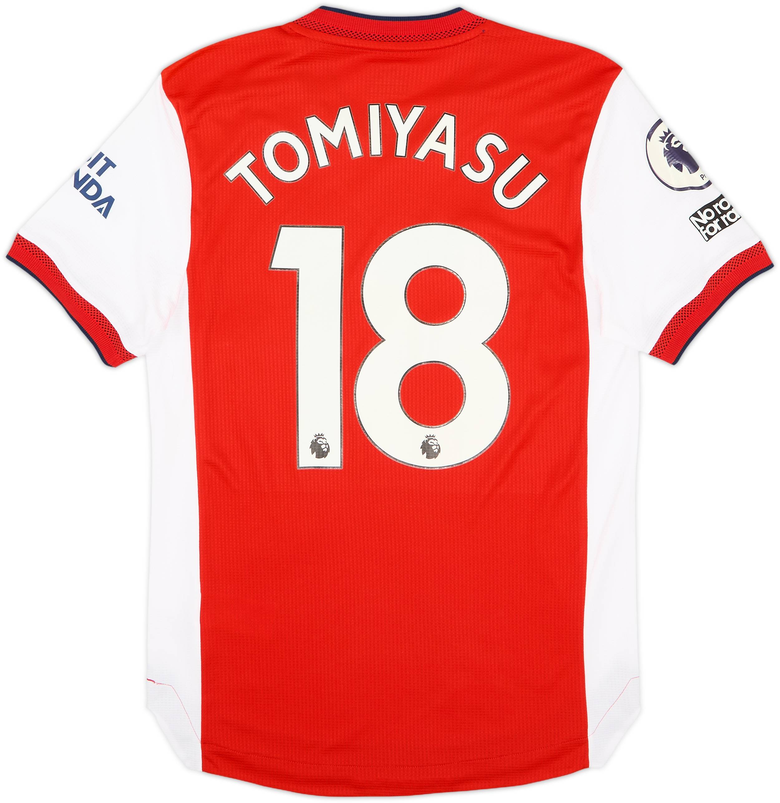 Arsenal TOMIYASU 18 ユニフォーム S 2021-22 Arsenal Authentic Home Shirt Tomiyasu #18 - 7/10 - (S)