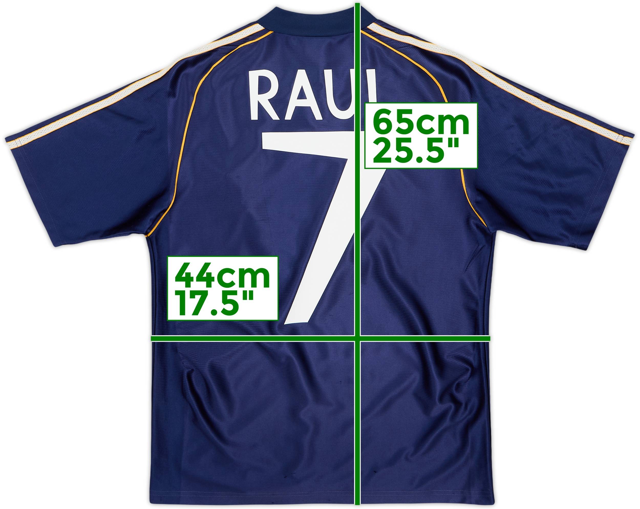 1998-99 Real Madrid Third Shirt Raul #7 - 5/10 - (XL.Boys)