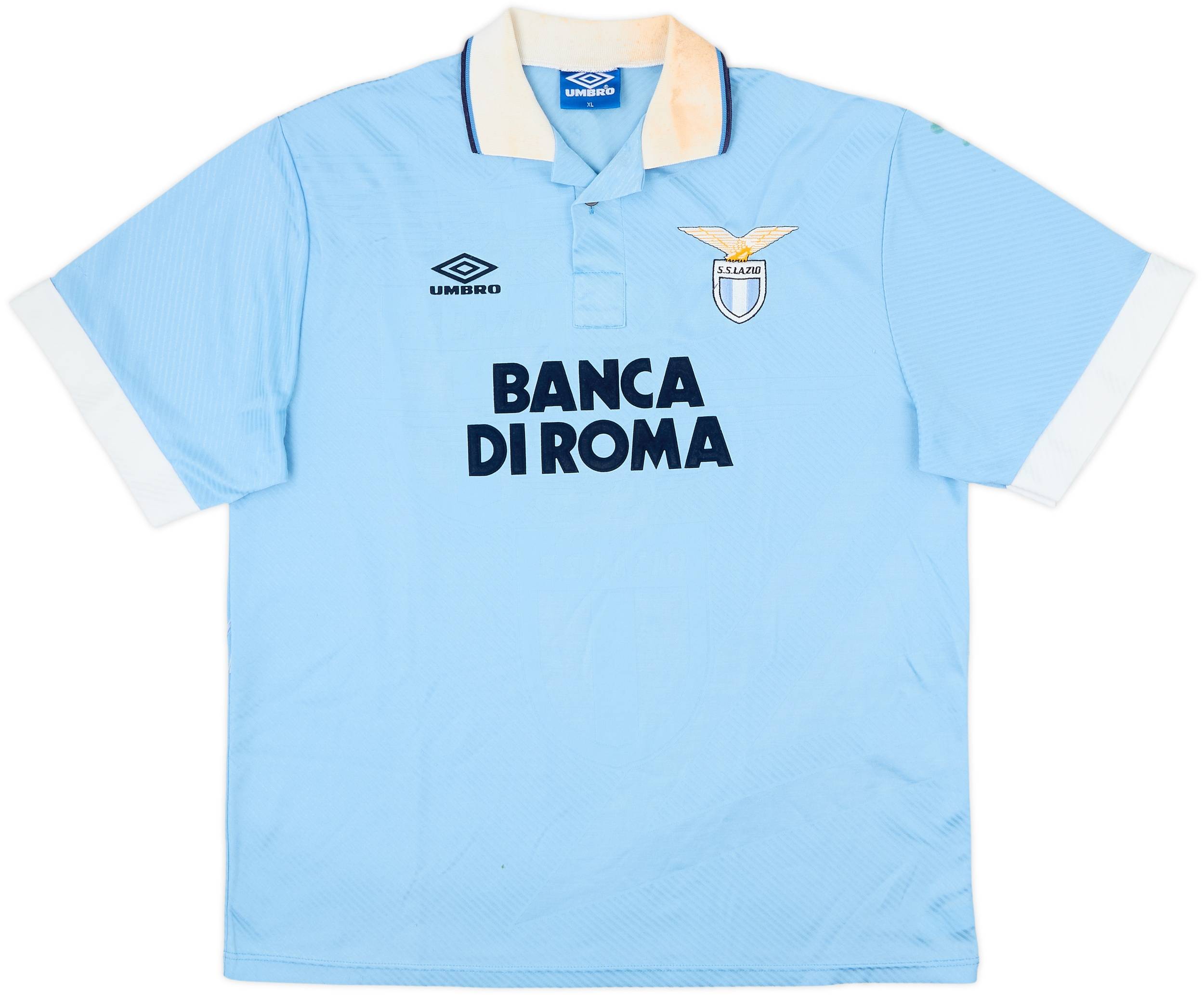 1993-95 Lazio Home Shirt #21 - 4/10 - (XL)