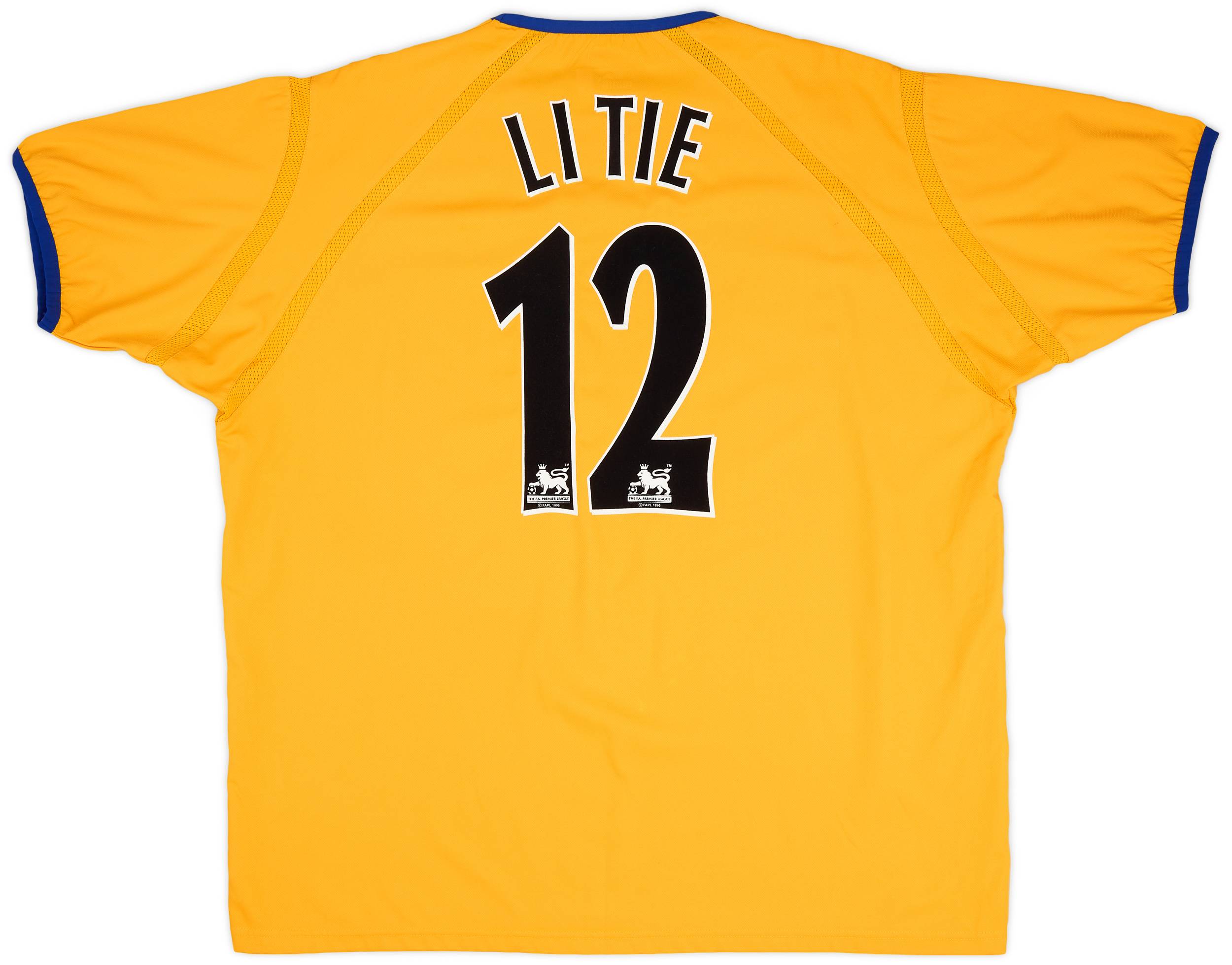 2003-04 Everton Away Shirt Li Tie #12 - 9/10 - (XXL)