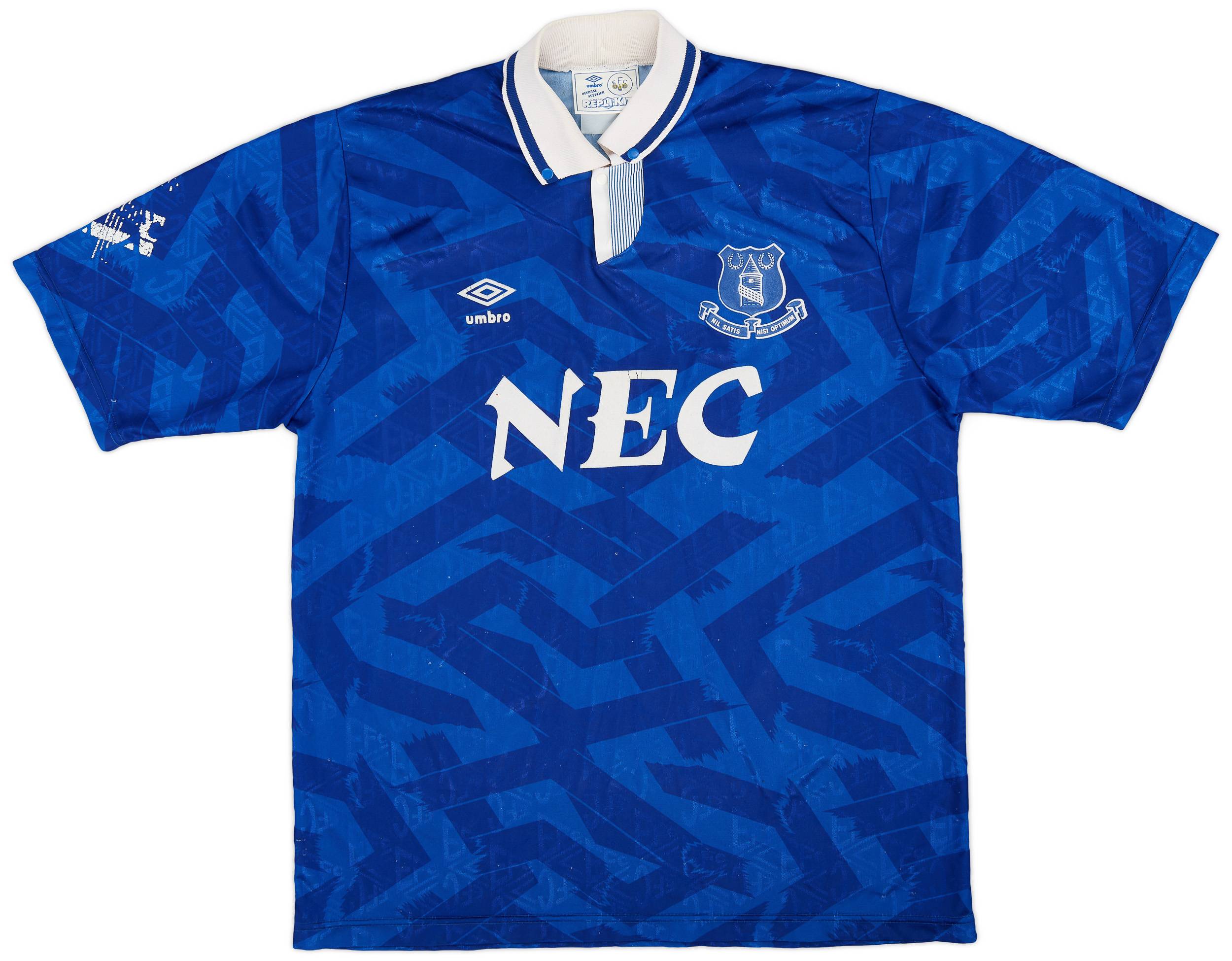 1991-93 Everton Home Shirt - 6/10 - (L)