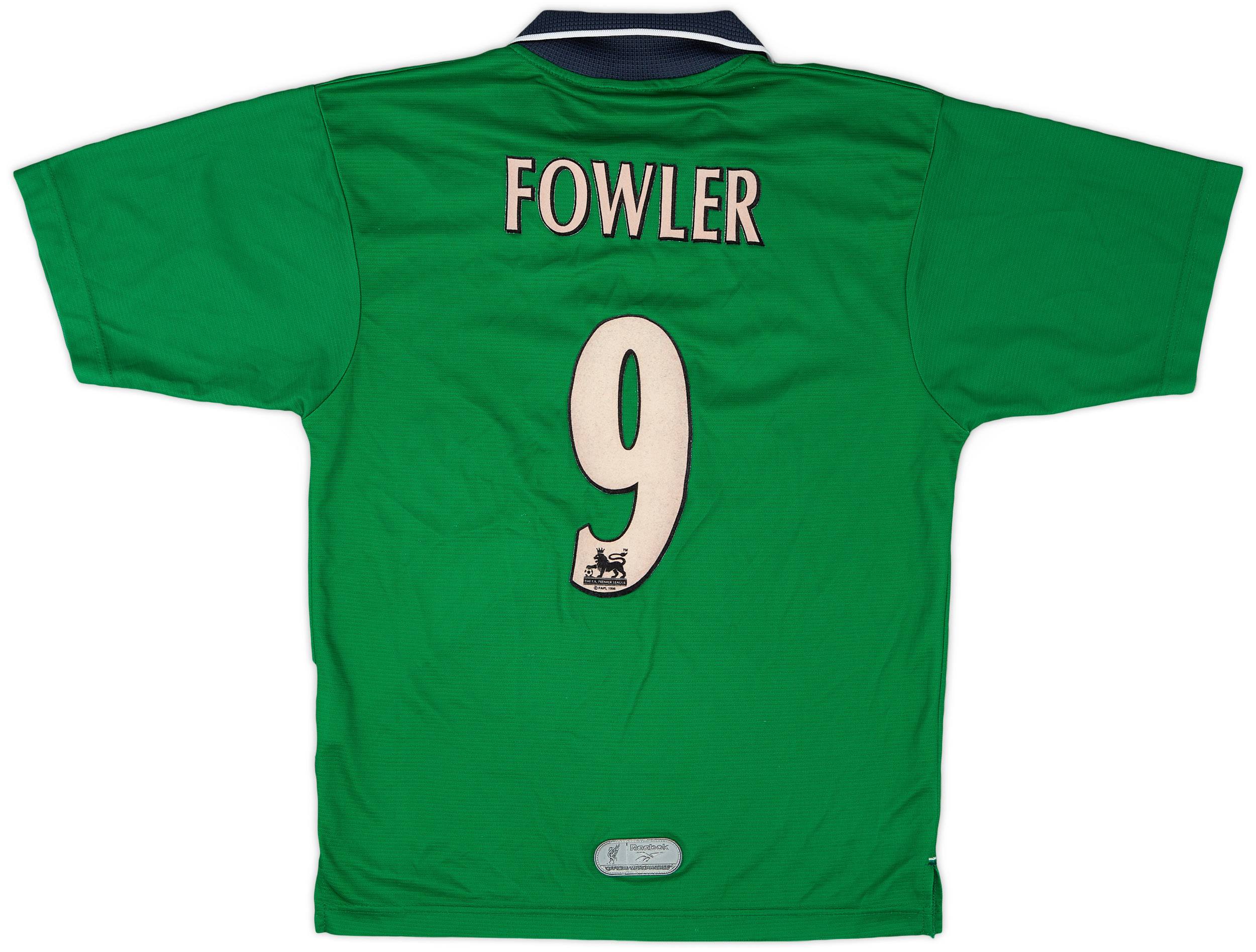 1999-01 Liverpool Away Shirt Fowler #9 - 7/10 - (S)