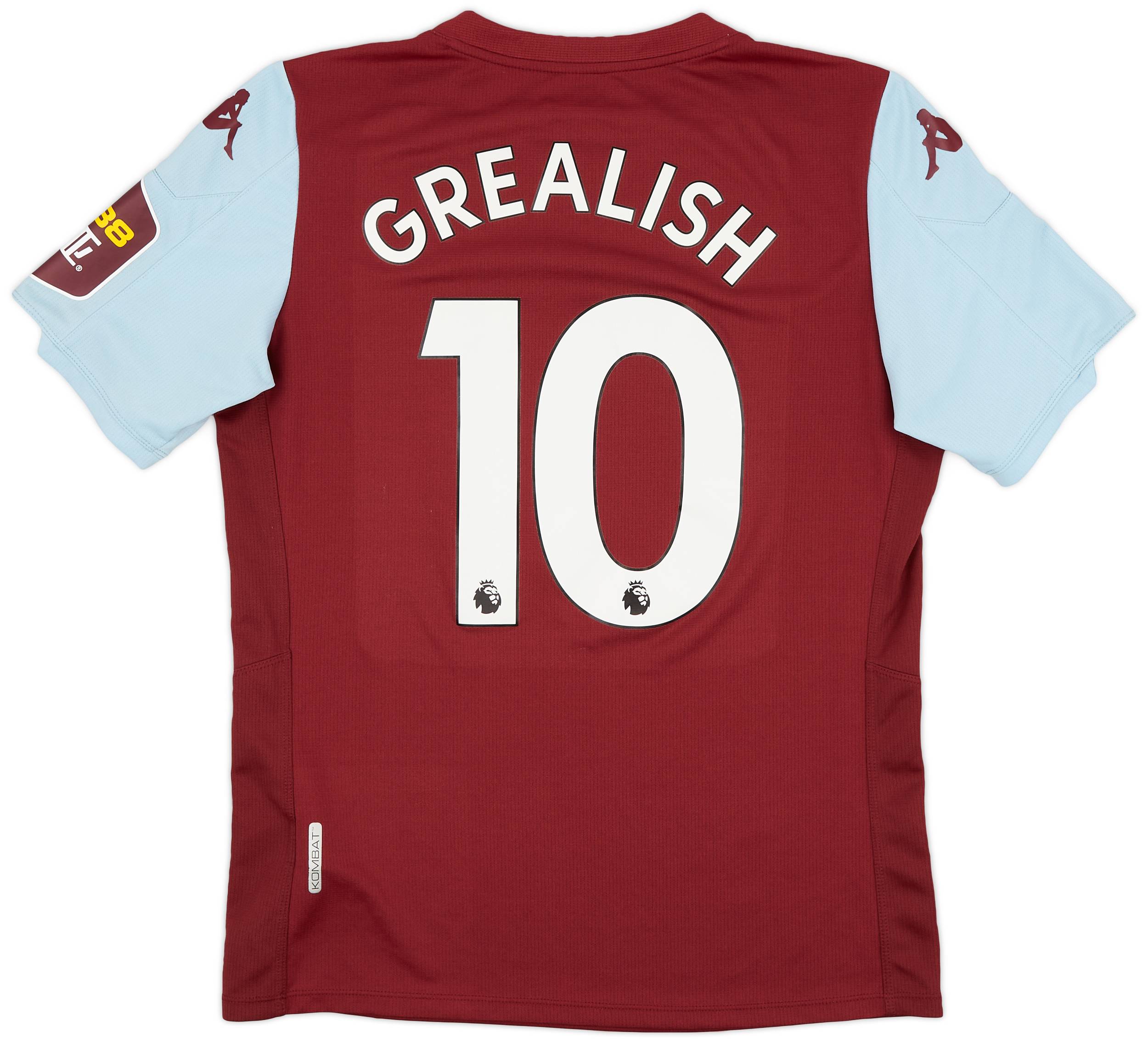2019 20 Aston Villa Home Shirt Grealish 10 9 10 M