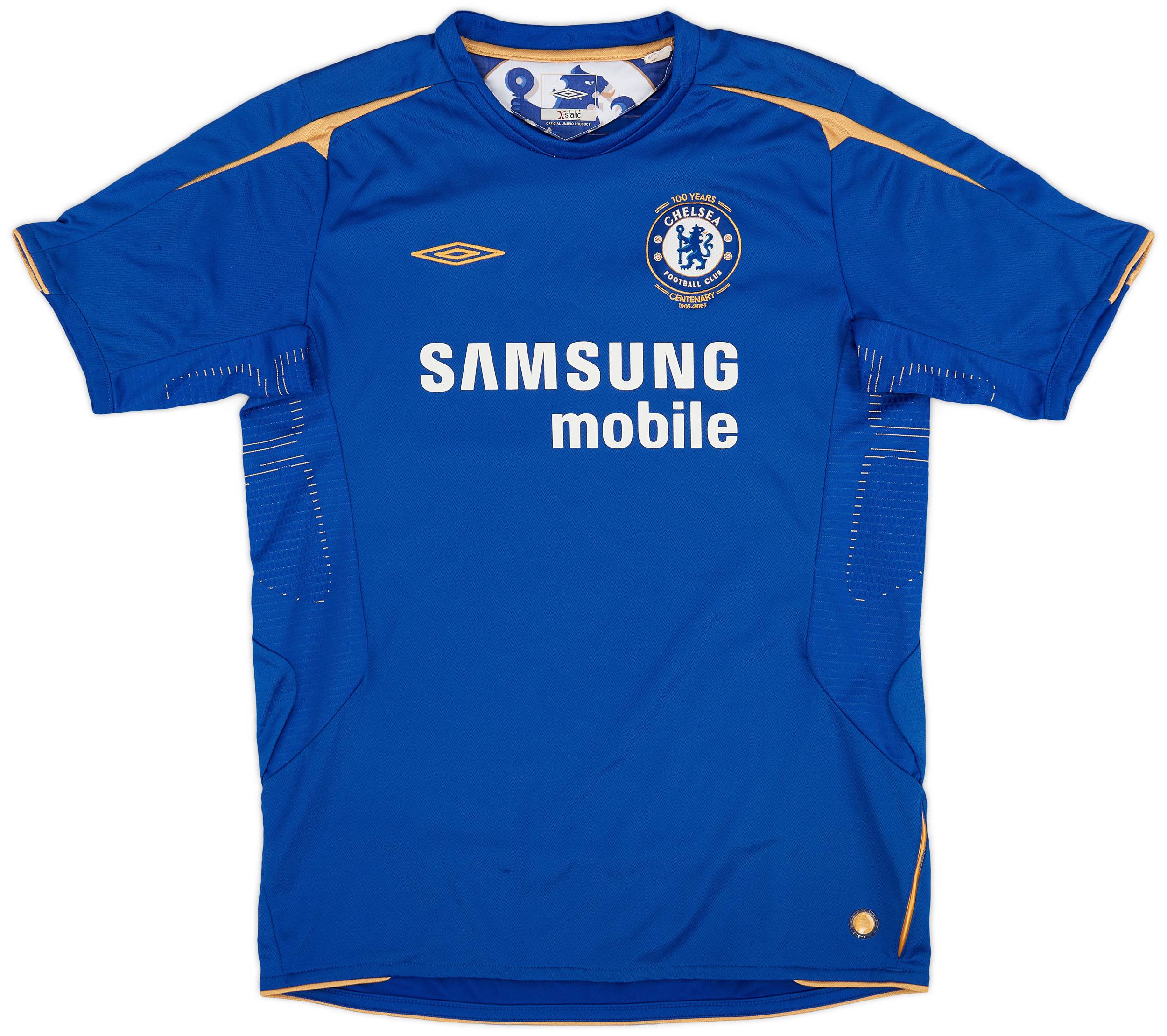 2005-06 Chelsea Centenary Home Shirt - 9/10 - (XL.Boys)