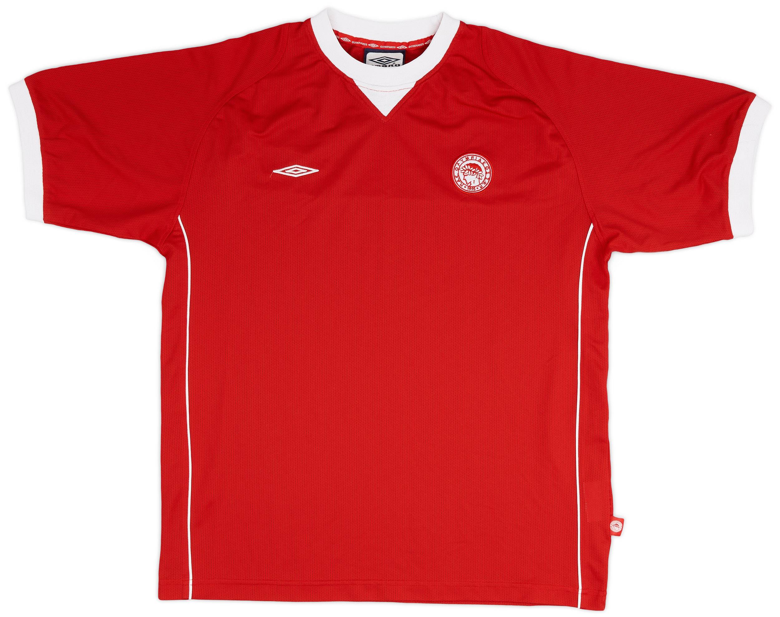 2000-01 Olympiakos Umbro Training Shirt - 9/10 - (L)