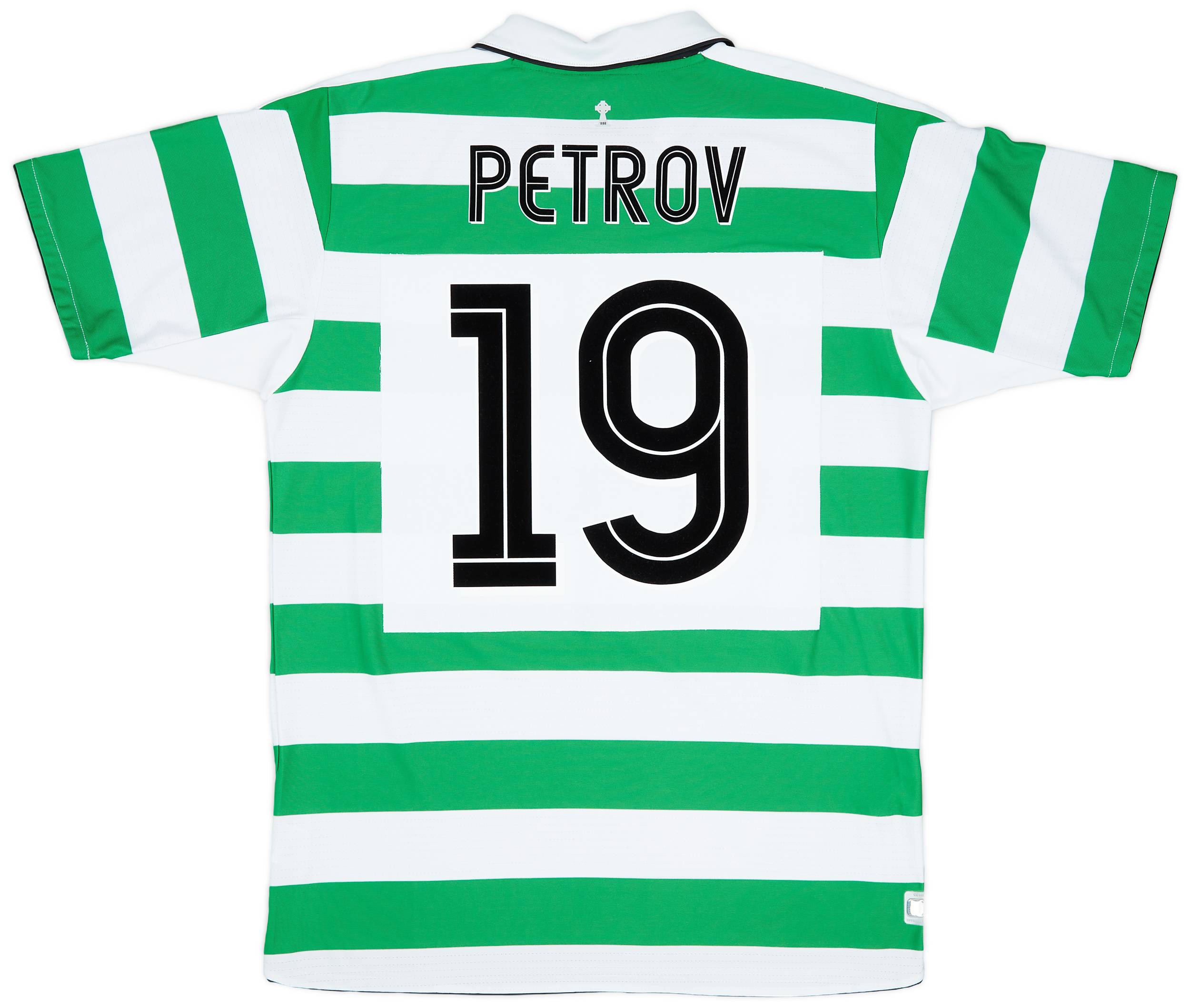 2004-05 Celtic Home Shirt Petrov #19 - 8/10 - (L)