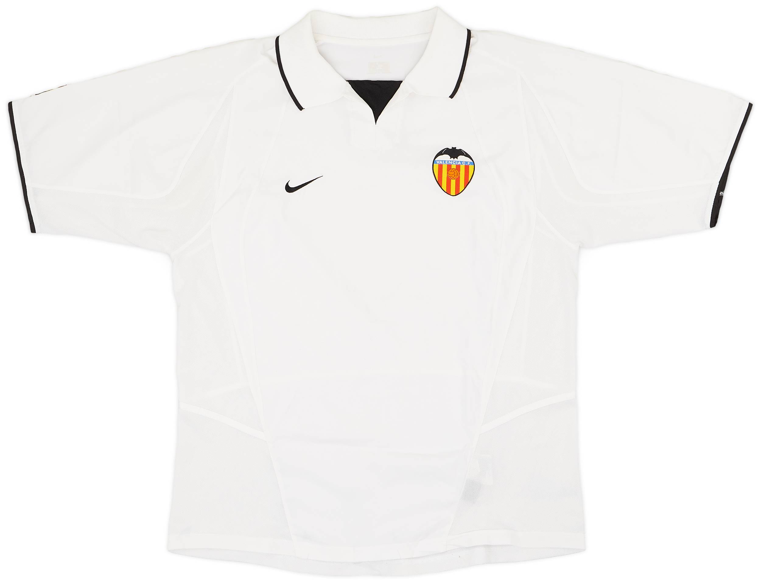 2002-03 Valencia Home Shirt - 8/10 - (XL)