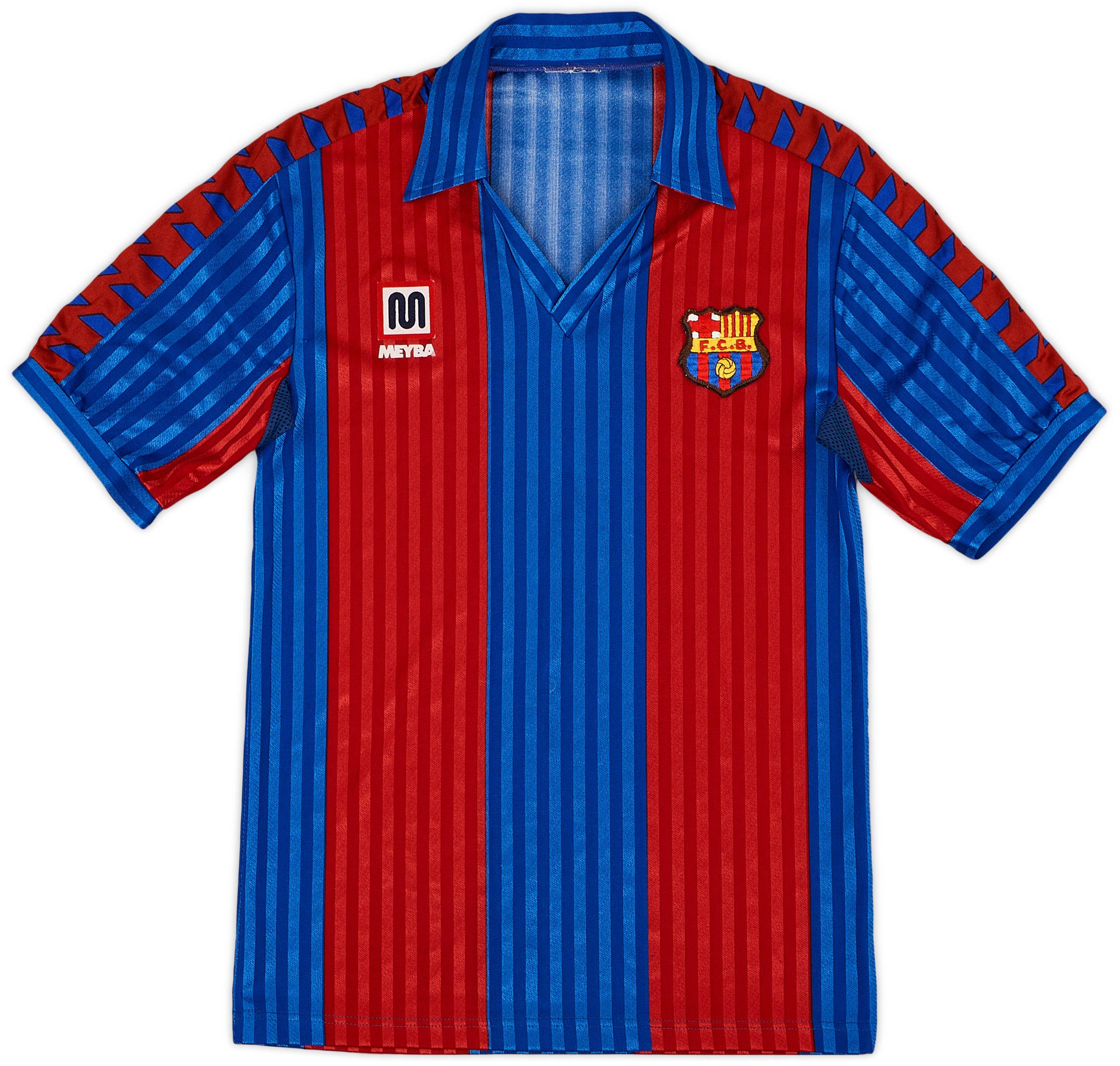 1989-92 Barcelona Home Shirt - 8/10 - (S)