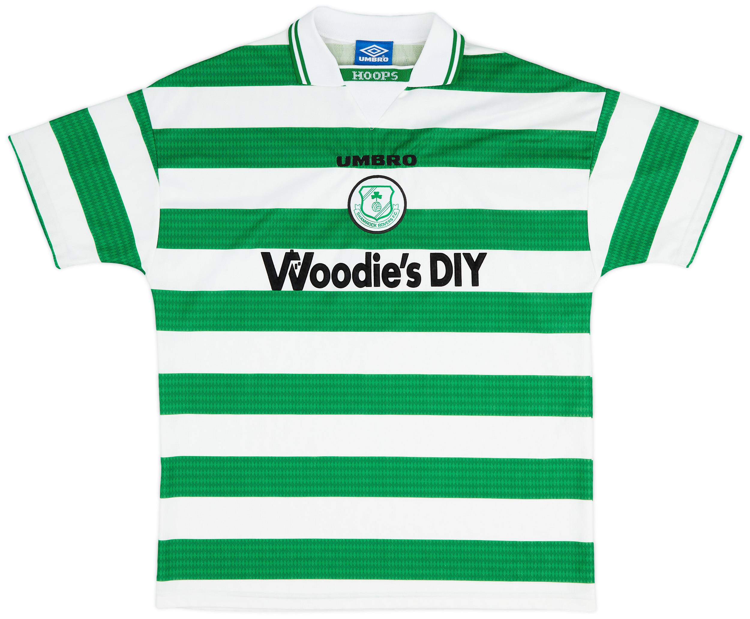 1997-98 Shamrock Rovers Home Shirt - 10/10 - (XL)