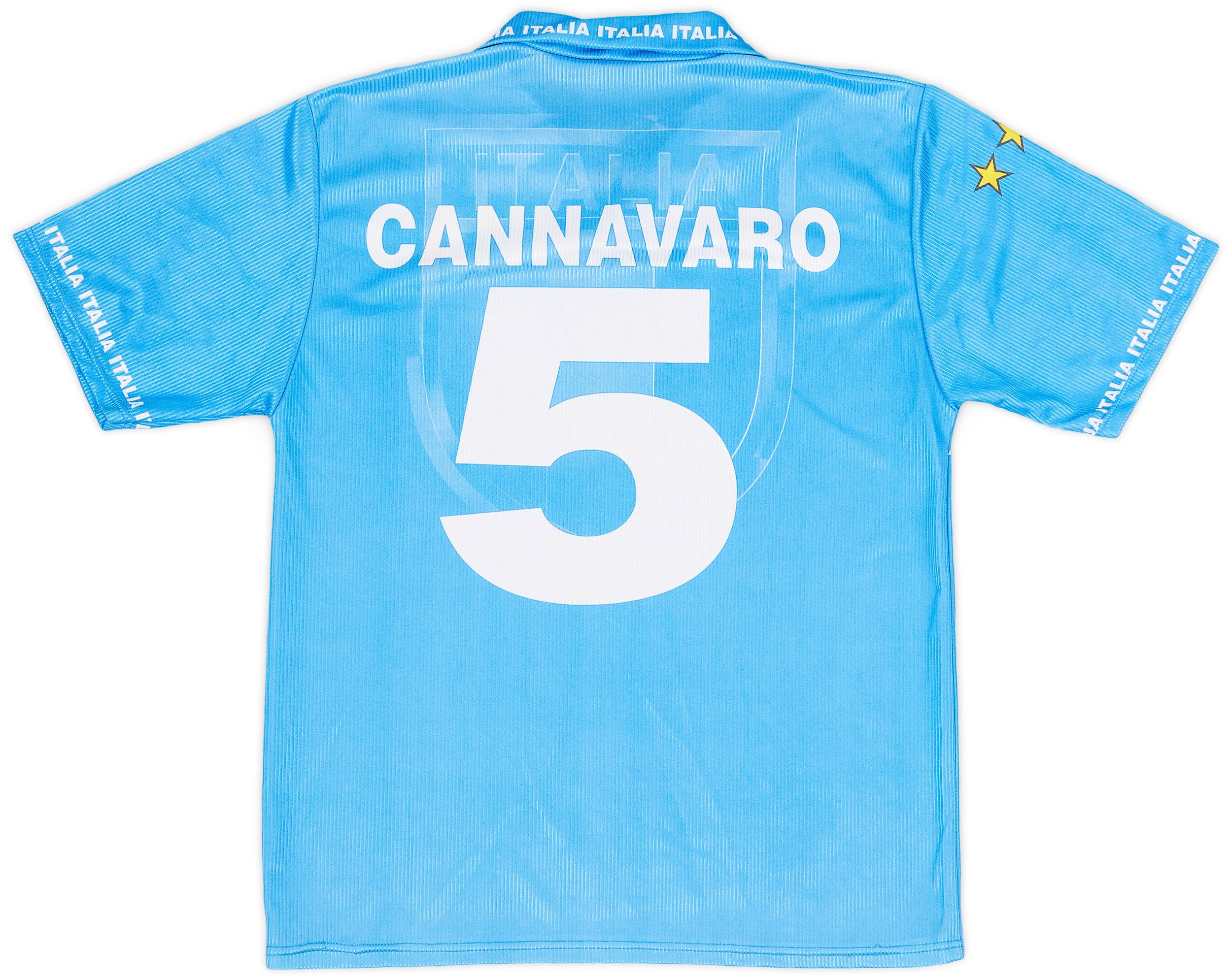 2000s Italy Supporters Shirt Cannavaro #5 - 9/10 - (S)