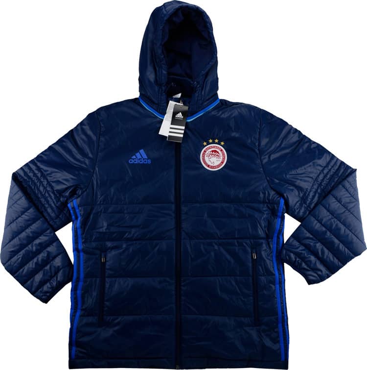 2016-17 Olympiakos adidas Padded Jacket (XS)