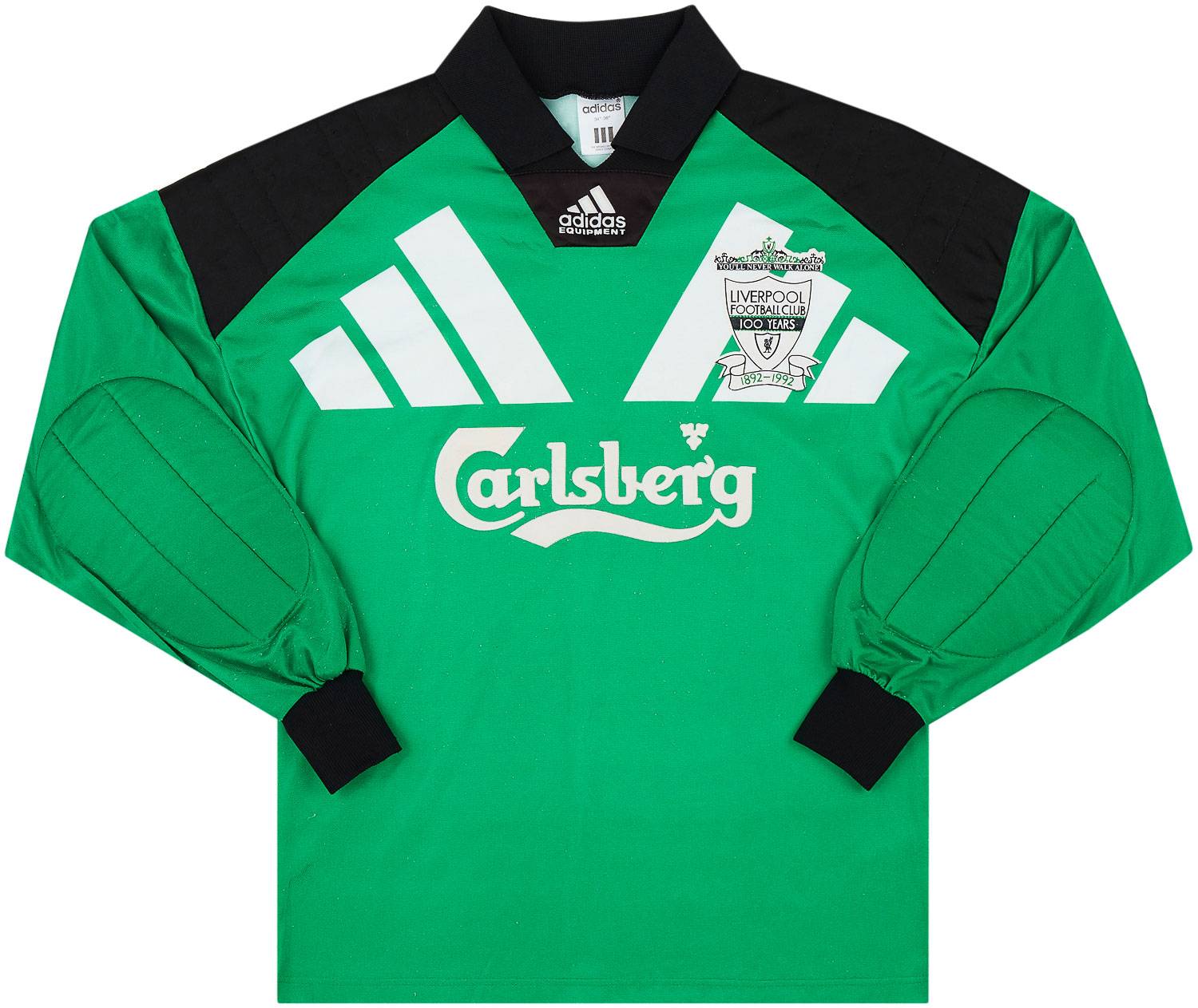 1992-93 Liverpool GK Shirt - 6/10 - (S)