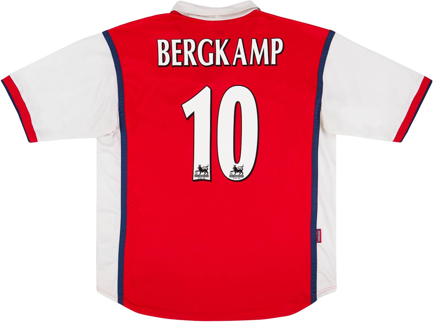 1998 99 Arsenal Home Shirt Bergkamp 10 Very Good 7 10 L