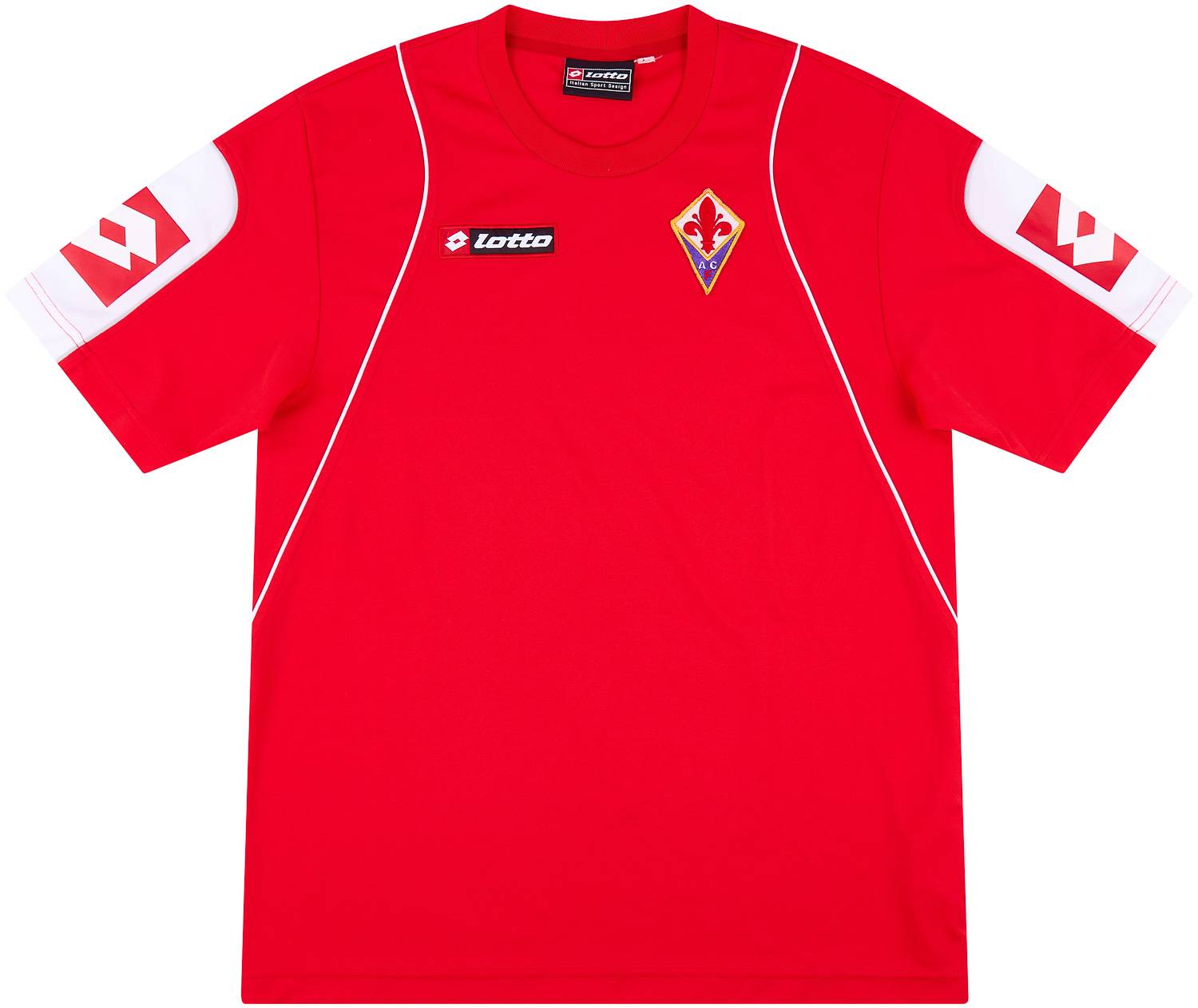 2005-06 Fiorentina Lotto Training Shirt - 9/10 - (L)
