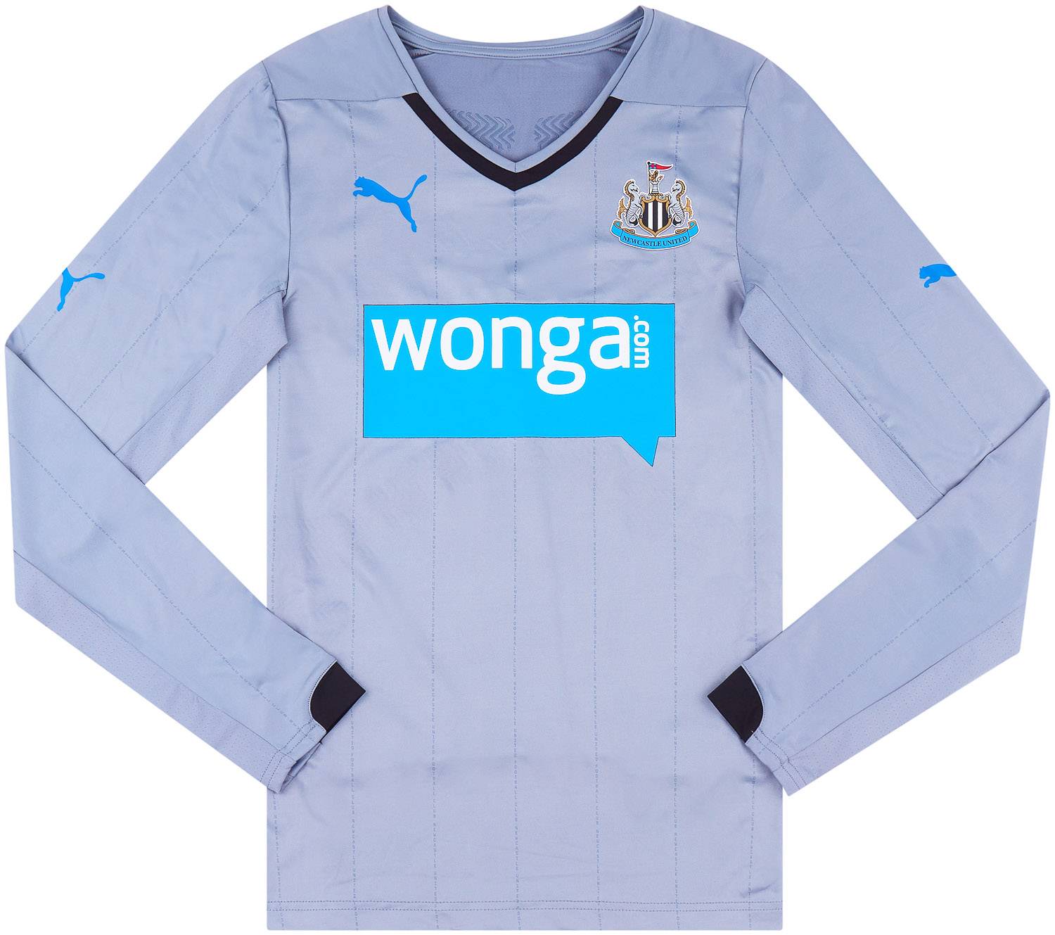 2014-15 Newcastle Player Issue ACTV Fit Away L/S Shirt - 8/10 - (L)