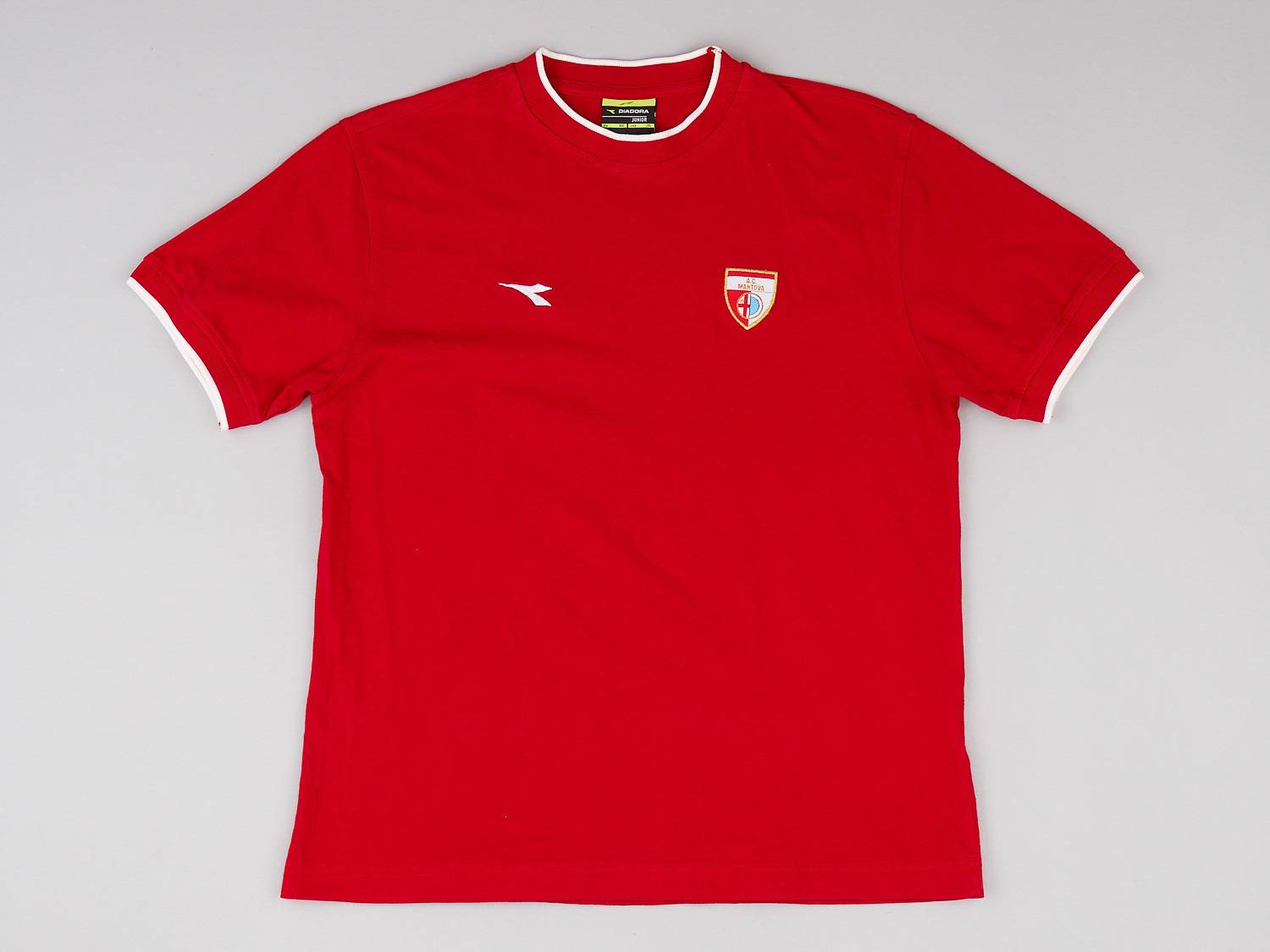 2000s AC Mantova Diadora Training Tee - 8/10 - (XL.Boys)