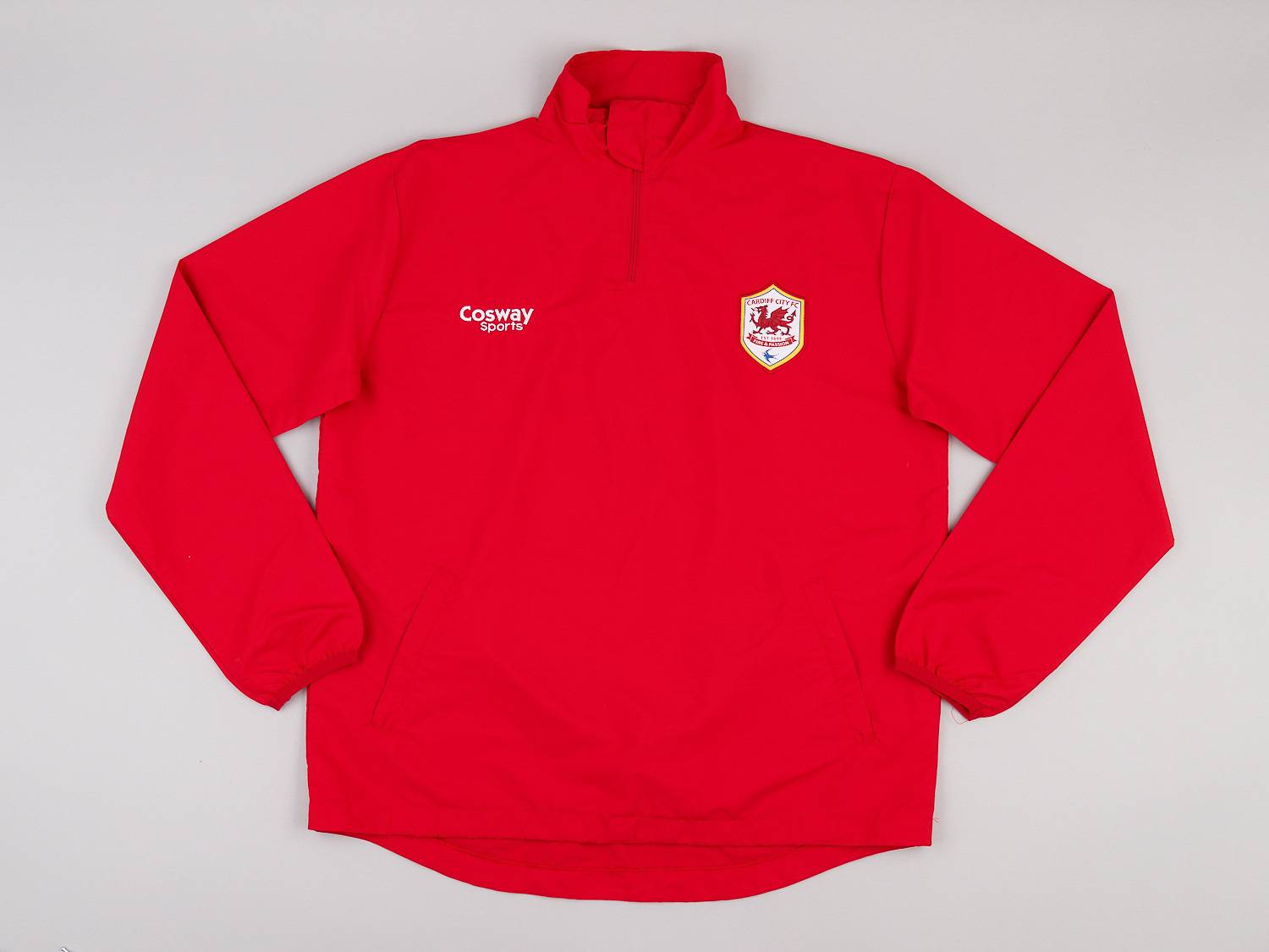 2010s Cardiff Cosway Sports 1/2 Zip Training Top - 8/10 - (XL)