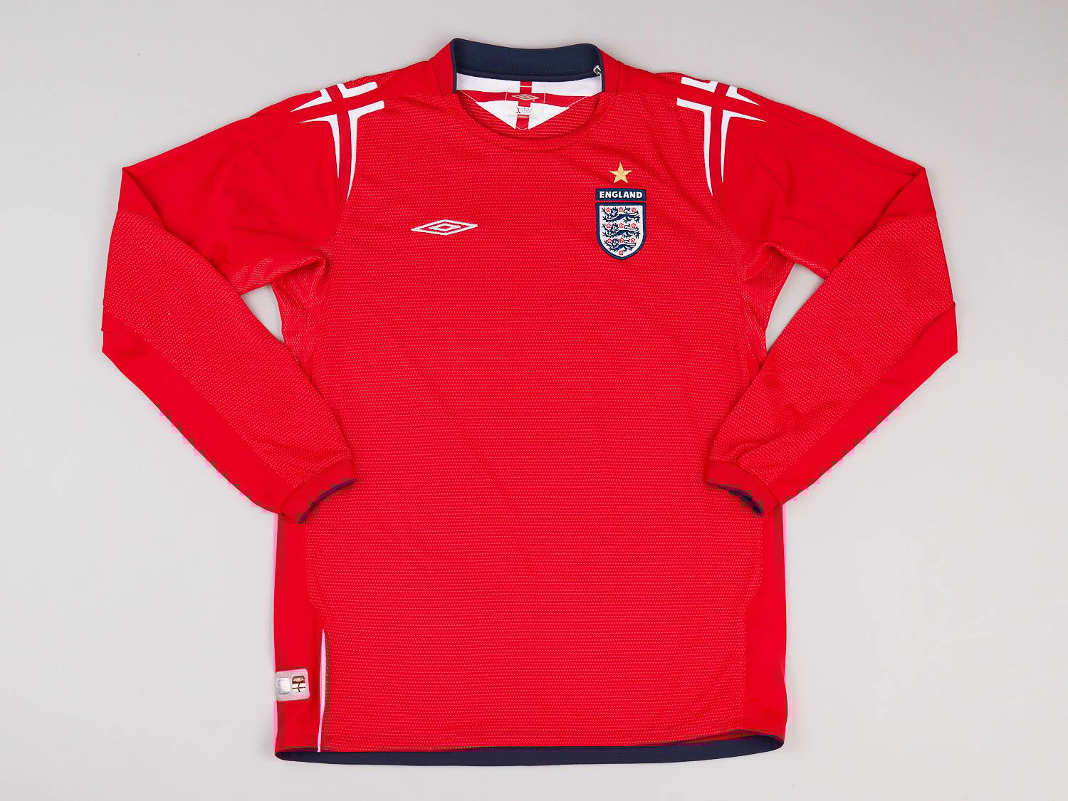【ギフト】 2004-06 England Away L/S Shirt - 8/10 - (XL.Boys) ウェア