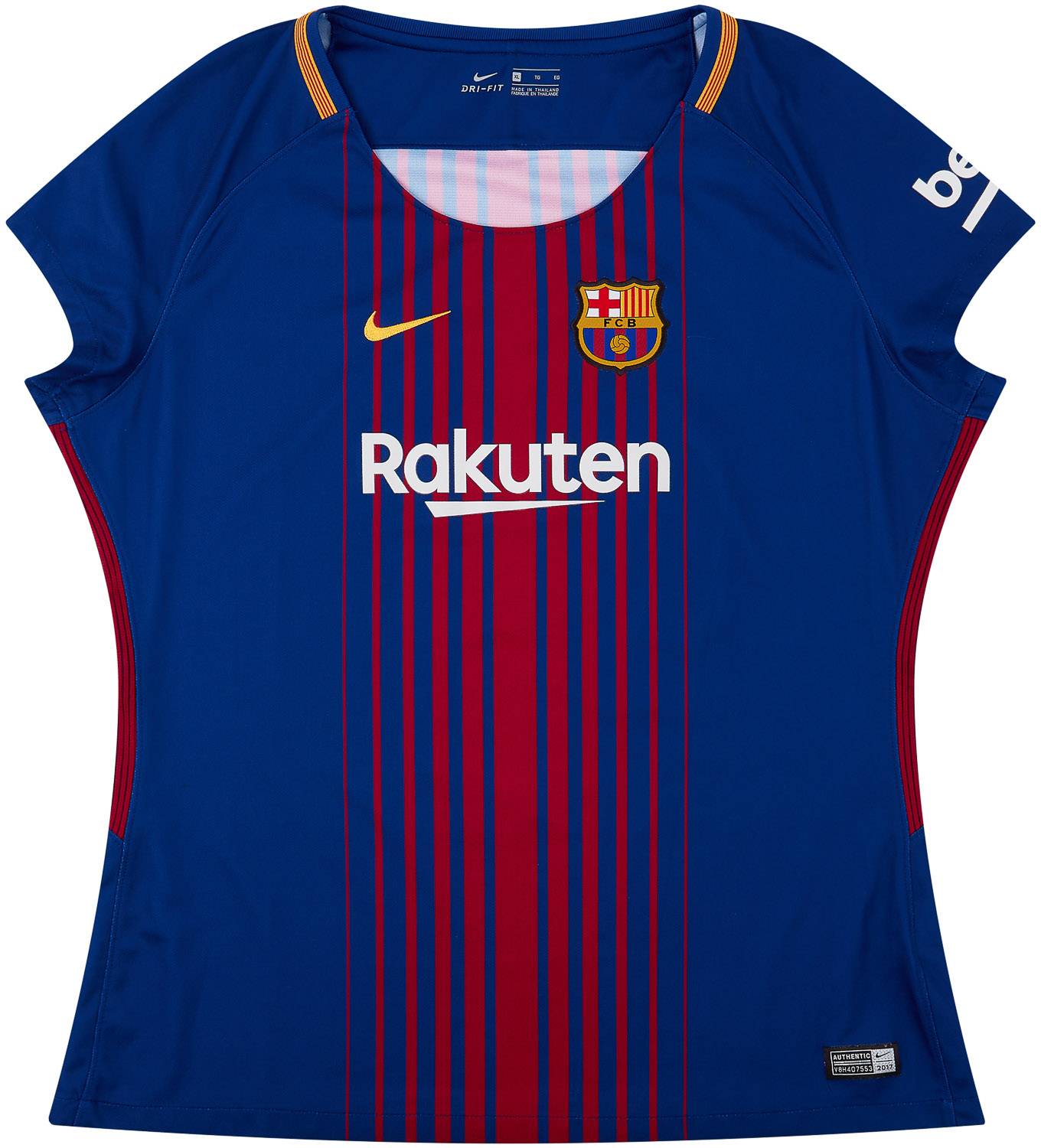2017 18 Barcelona Home Shirt 8 10 Women s XL