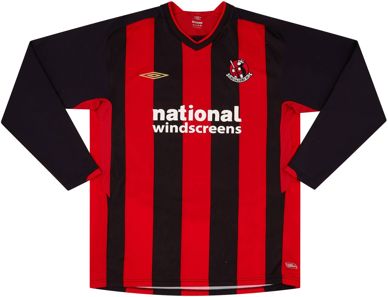2009-10 Crusaders Home L/S Shirt - 8/10 - (XL)