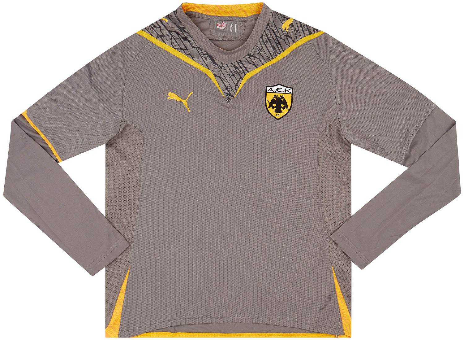 2009-10 AEK Athens Third L/S Shirt - 8/10 - (L)