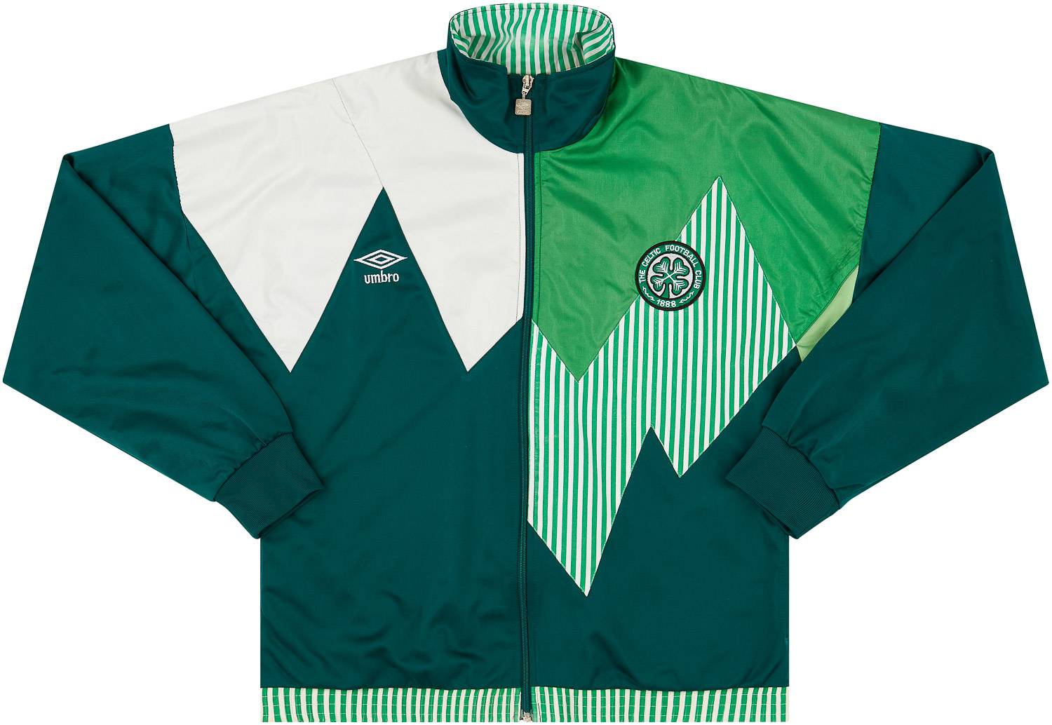 1990 91 Celtic Umbro Presentation Jacket 9 10 S