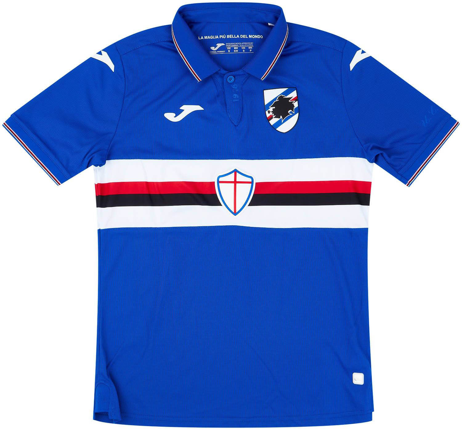 2019-20 Sampdoria Home Shirt #15 - 8/10 - (S)