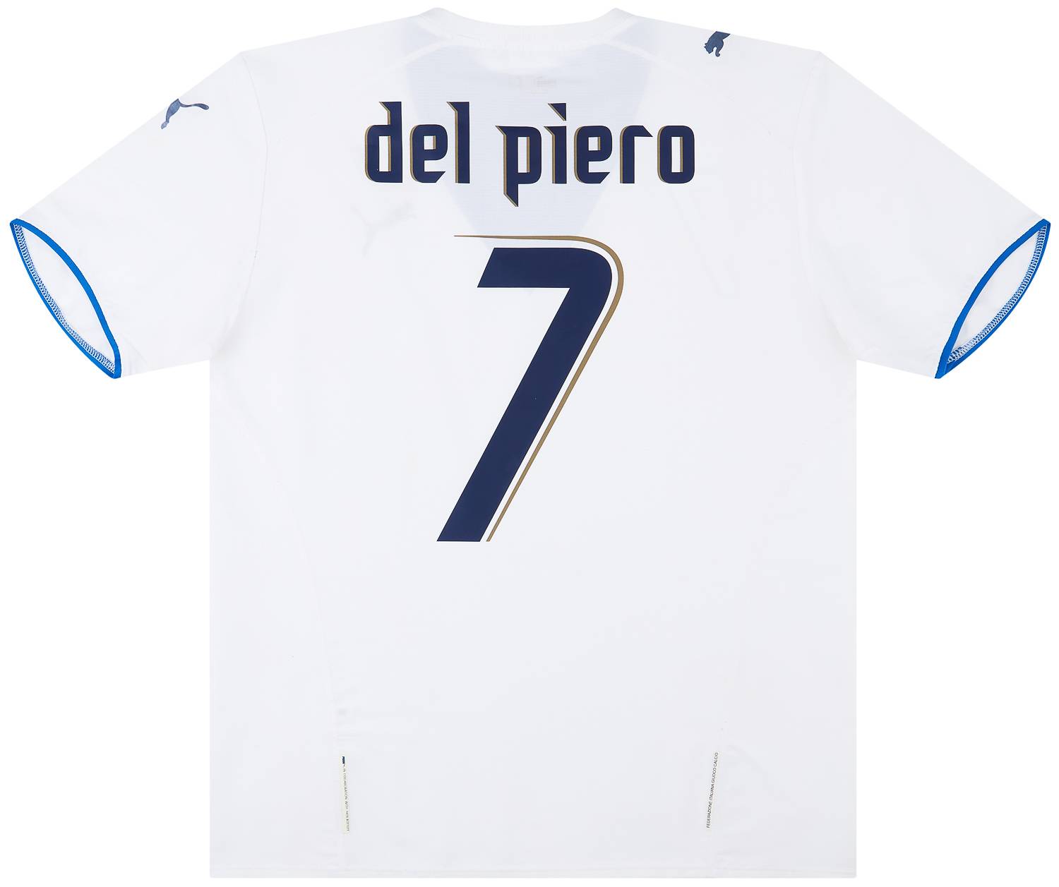 2006 Italy Away Shirt Del Piero #7 (Very Good) L