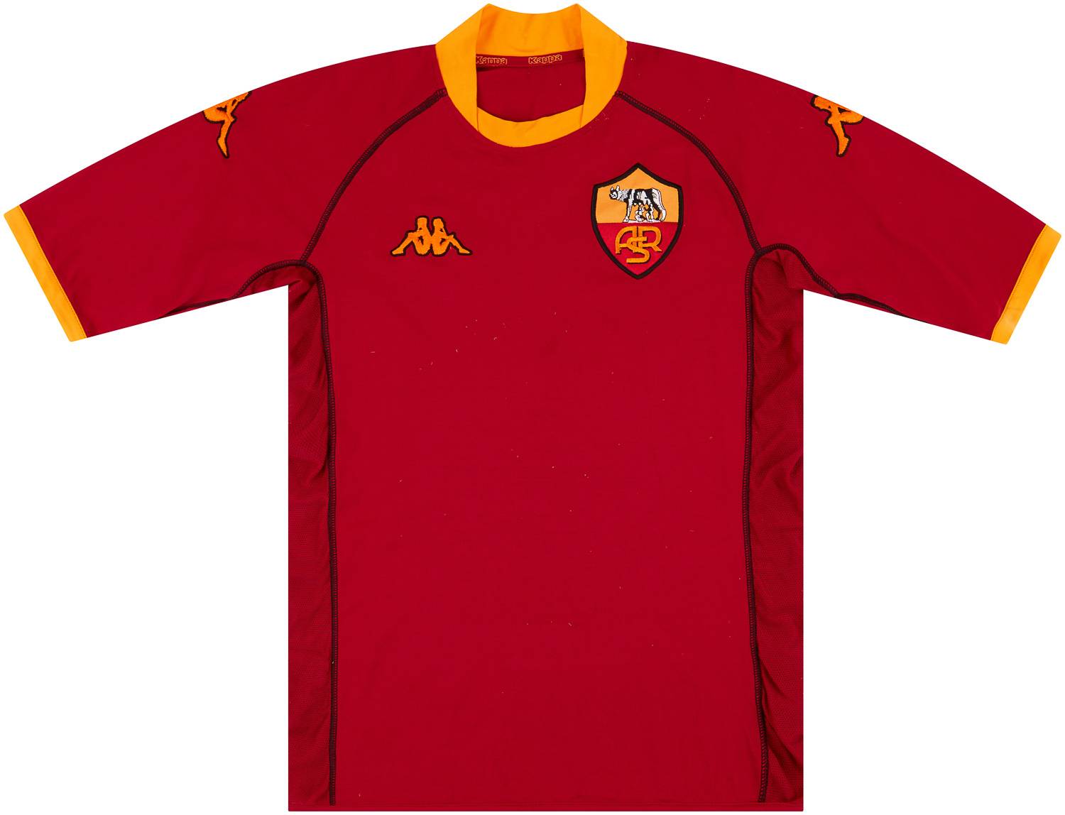 2002-03 Roma Home Shirt - 6/10 - (L)