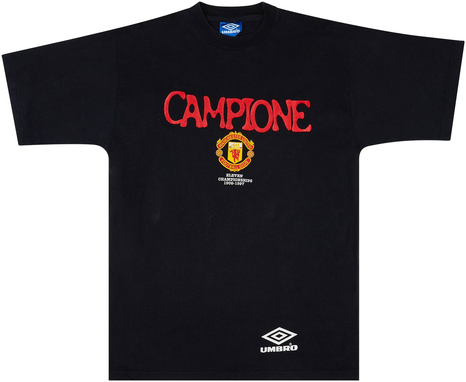 1997-98 Manchester United Umbro 'Campione' Leisure Shirt - 7/10 - (XL)
