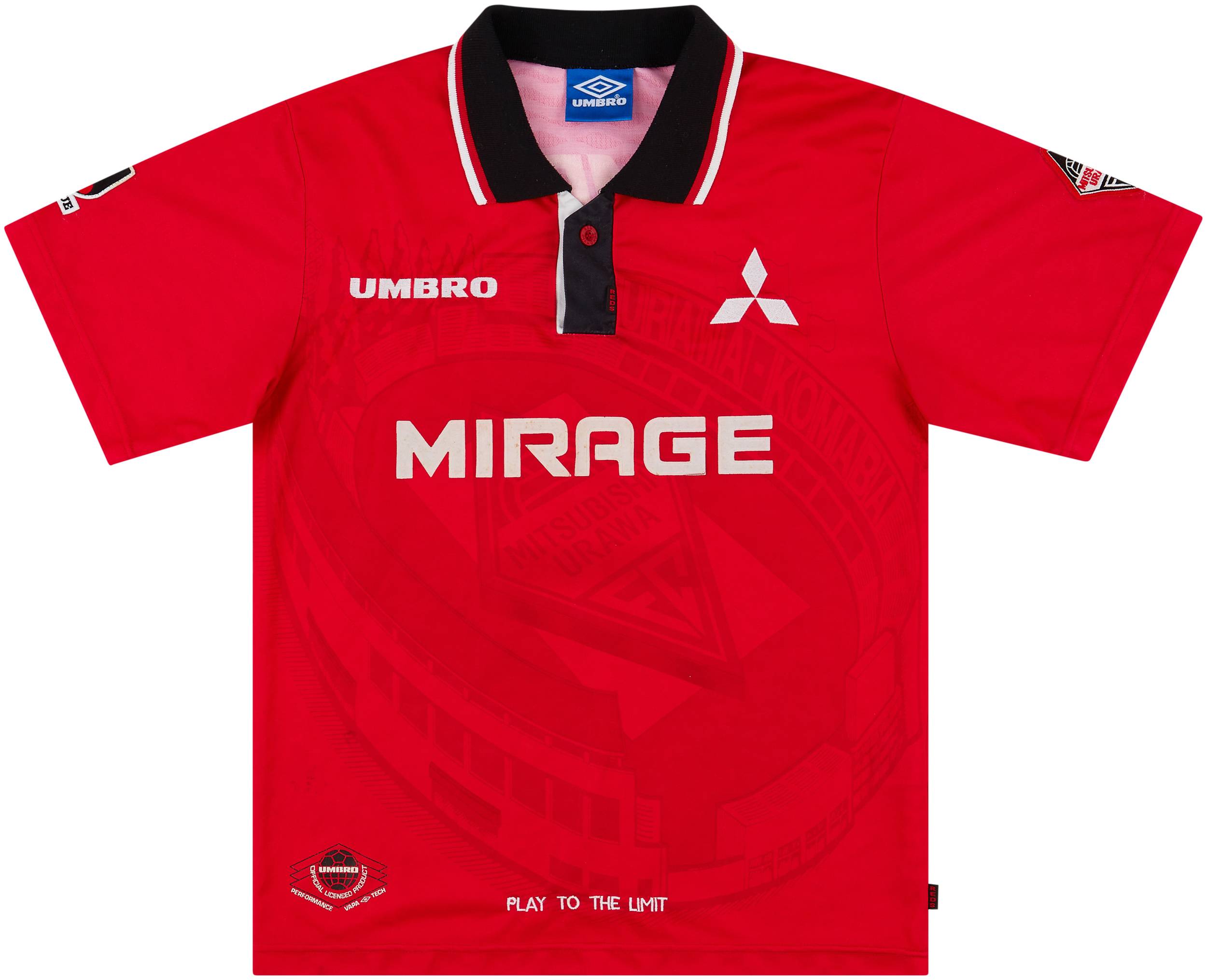 ウェア MIZUNO - 90&#39;s Urawa Red Diamonds Home Jersey Urawa Red Diamonds 1993-94 Vintage Home Jersey Mizuno Size O
