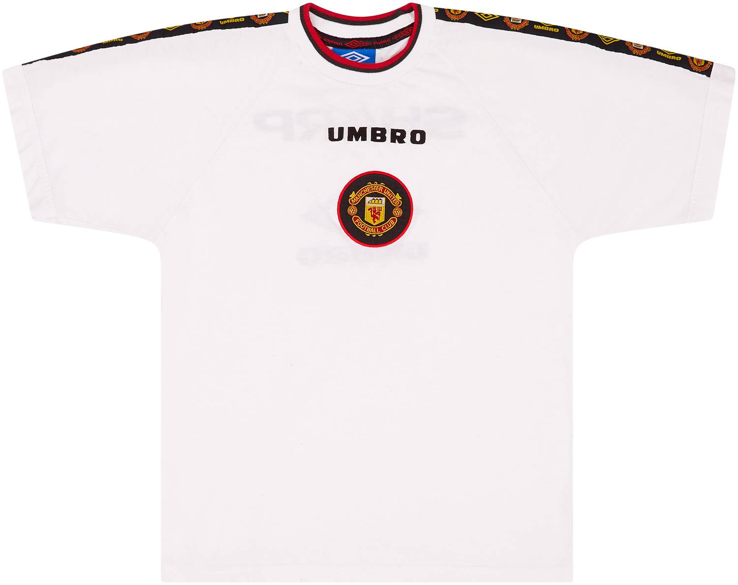 1996-97 Manchester United Umbro Training Shirt - 8/10 - (Y)