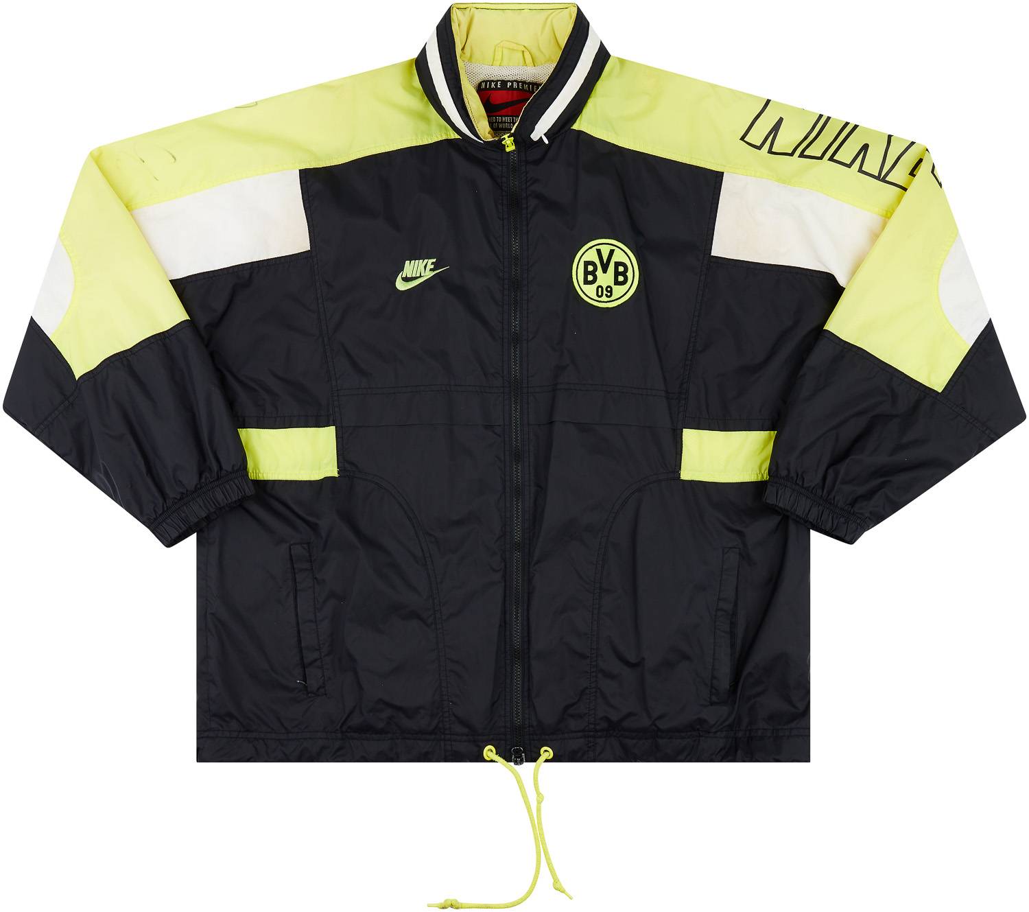 1995 96 Borussia Dortmund Signed Nike Training Jacket 7 10 XL