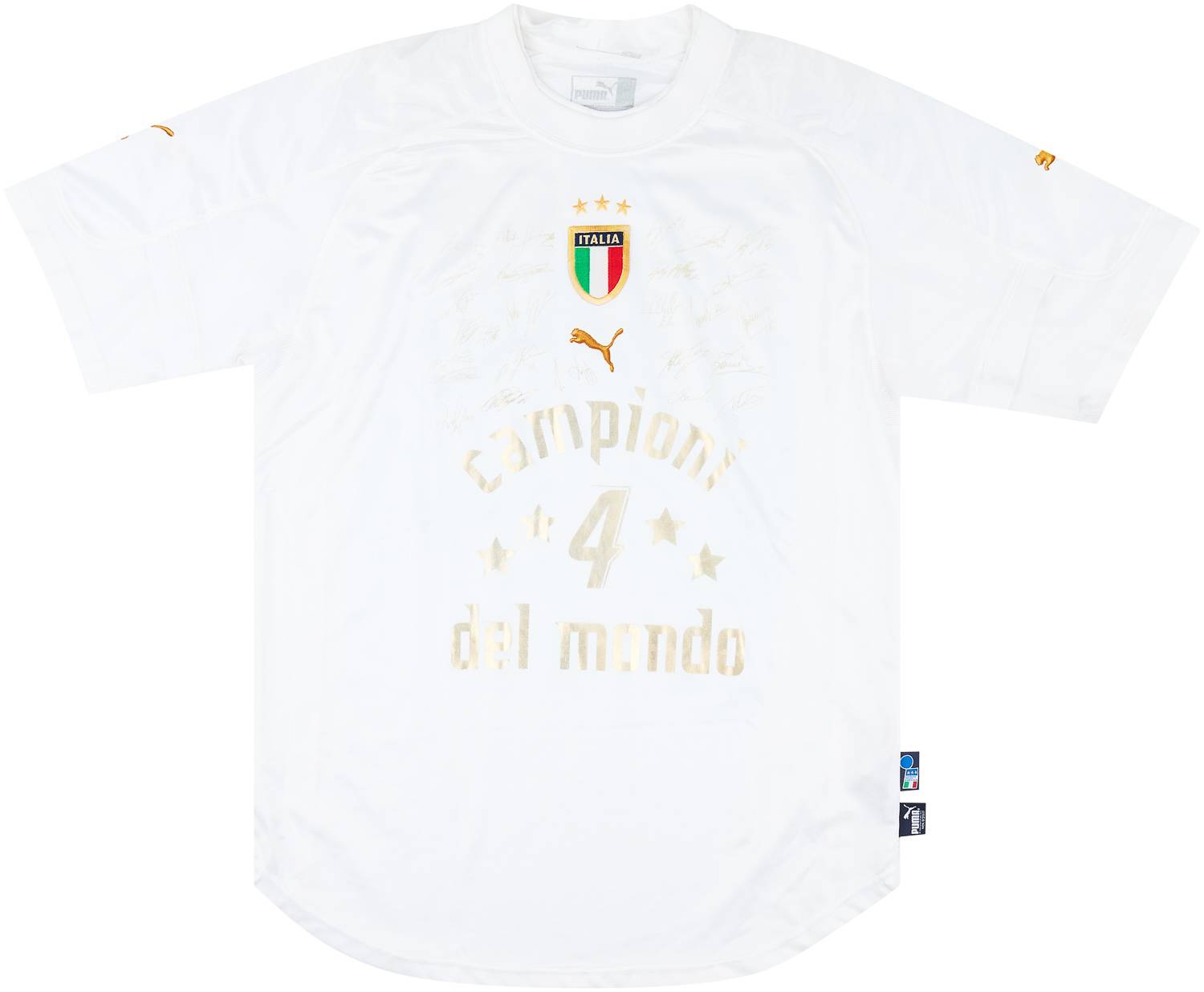 2004-06 Italy 'Campioni del Mondo' Signed Away Shirt - 5/10 - (XL)