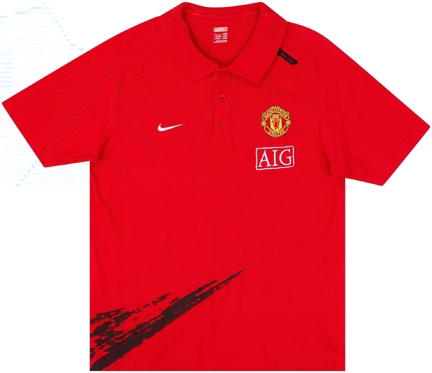 2007-08 Manchester United Nike Polo Shirt - 5/10 - (L)