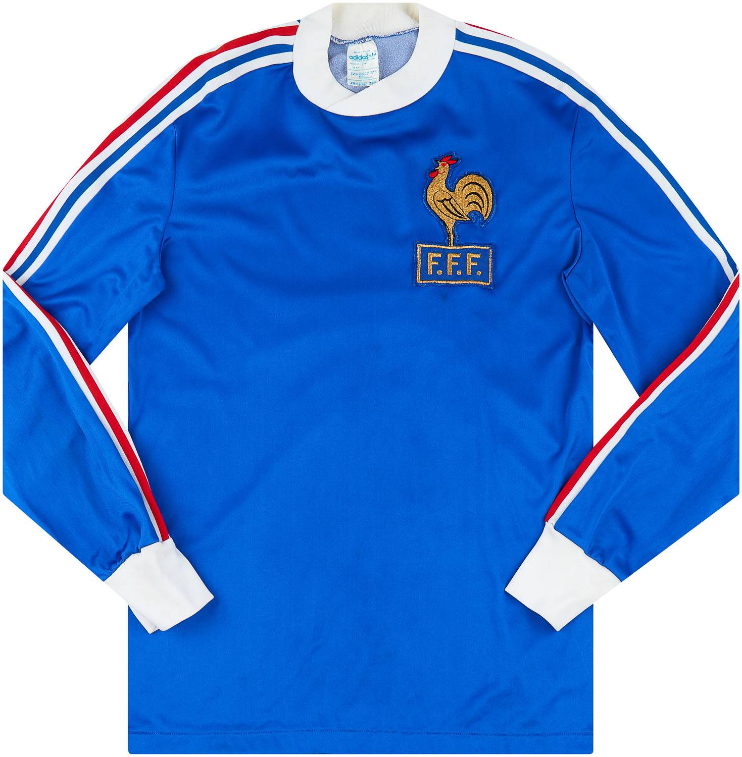 1978-80 France Home L/S Shirt - 5/10 - (S)
