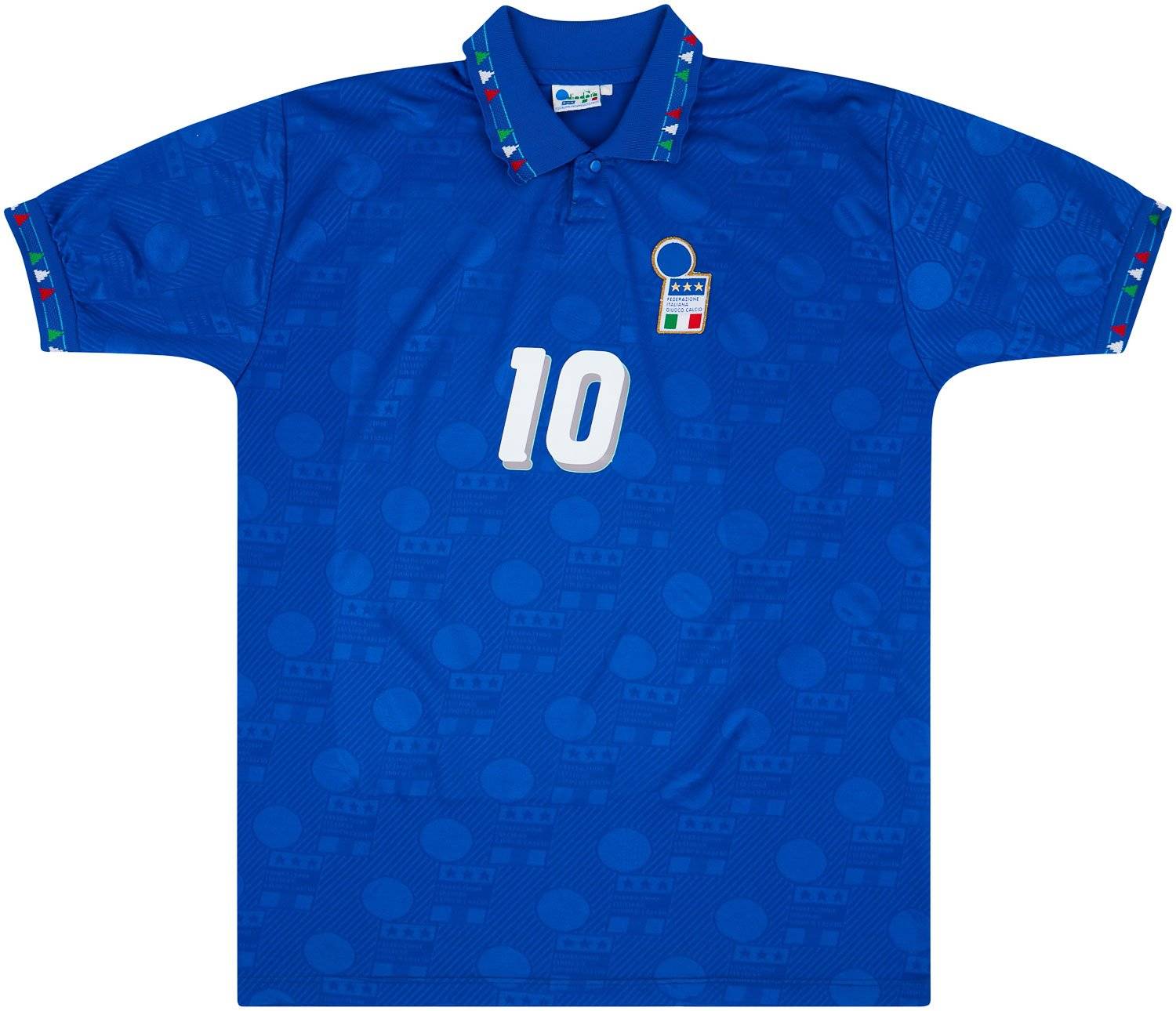 1994 Italy Home Shirt Baggio #10