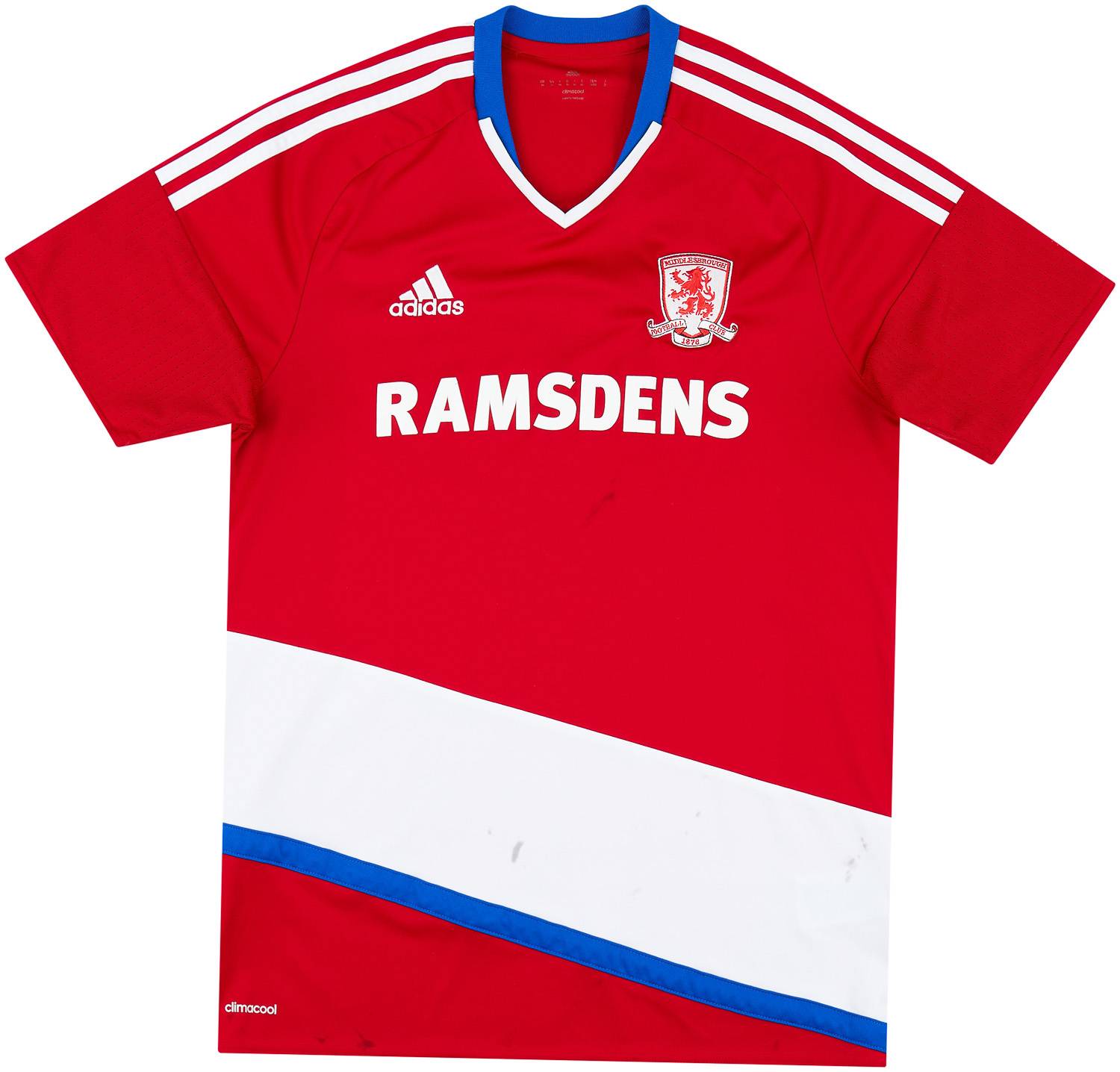 2016-17 Middlesbrough Home Shirt - 5/10 - (M)