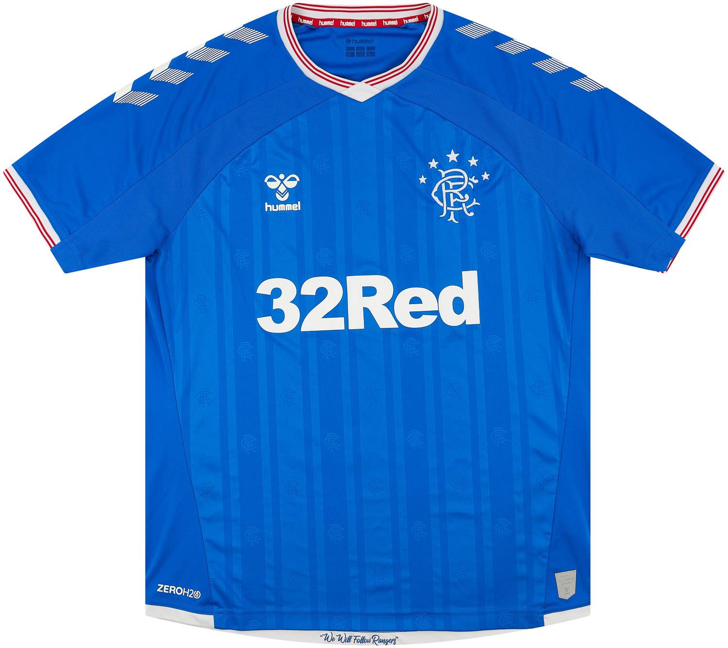 2019-20 Rangers Home Shirt - 8/10 - (L)