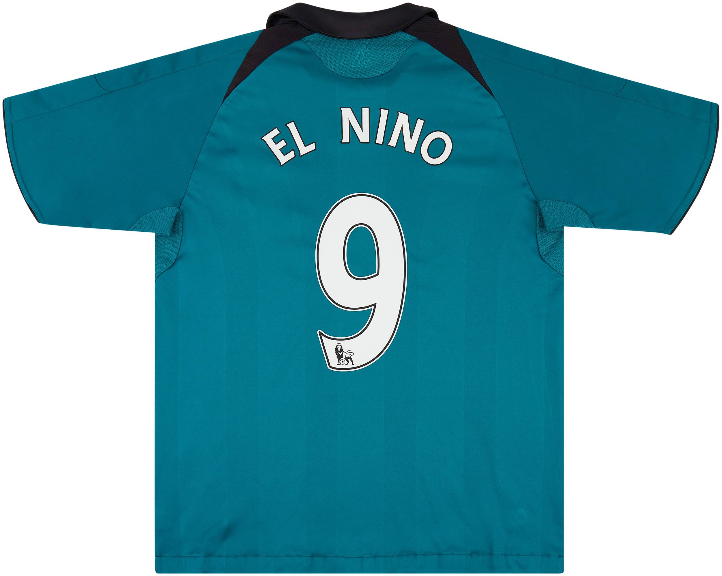 2008 09 Liverpool Third Shirt El Nino 9 Excellent 9 10 XL.Boys